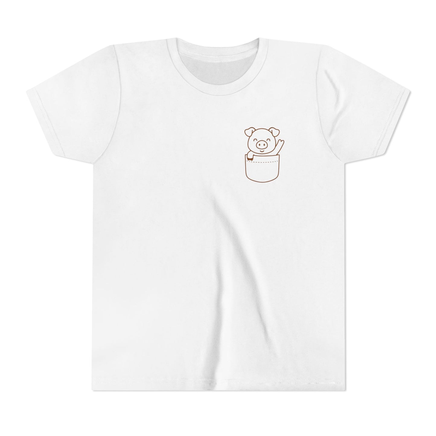 Youth Tee- Pocket Farm Pals- Piggy