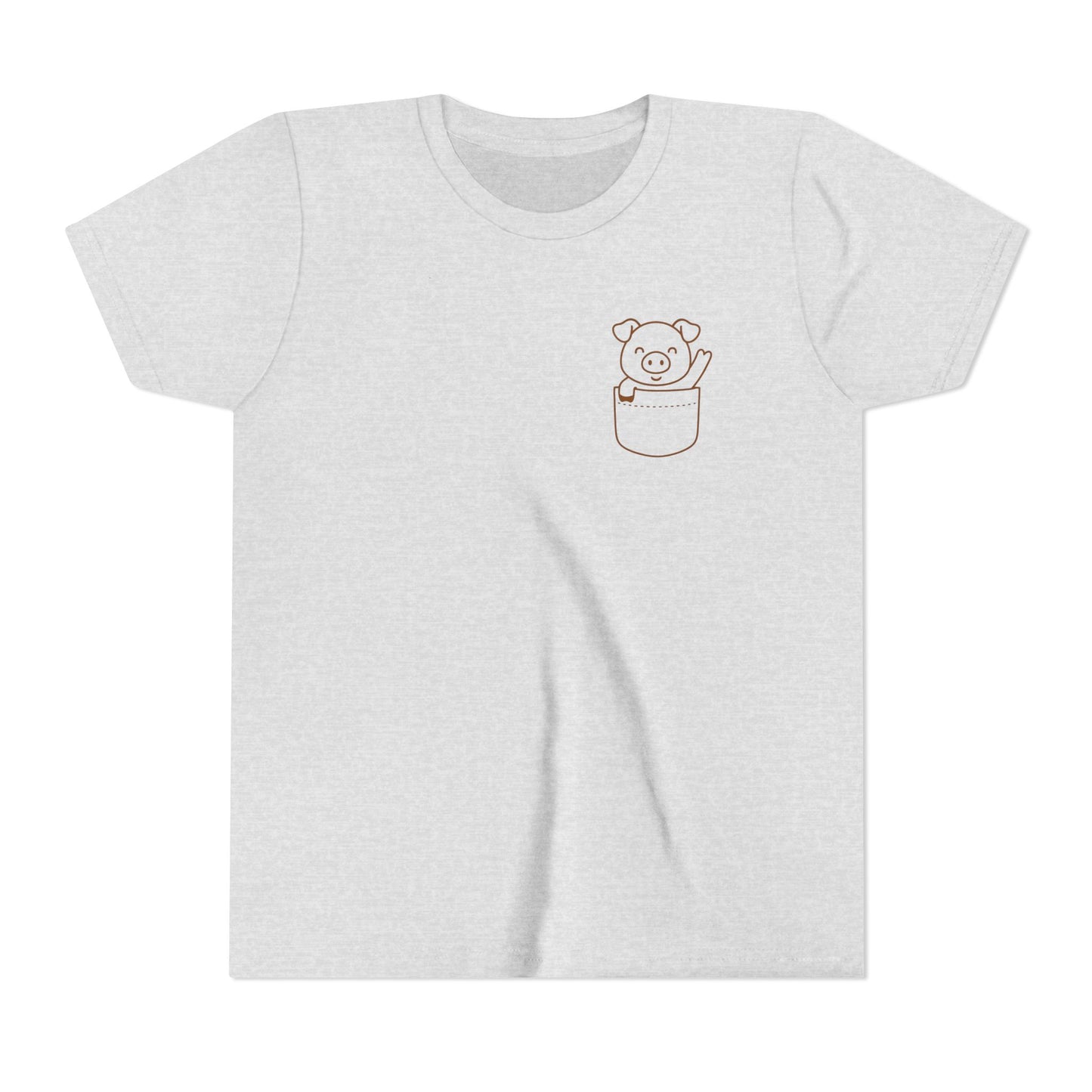 Youth Tee- Pocket Farm Pals- Piggy