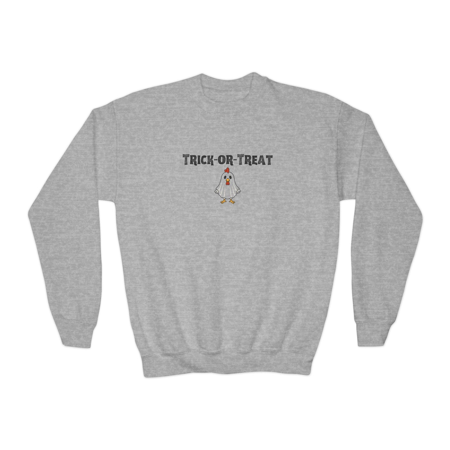 Youth Sweater- Trick-or-Treat Chicken