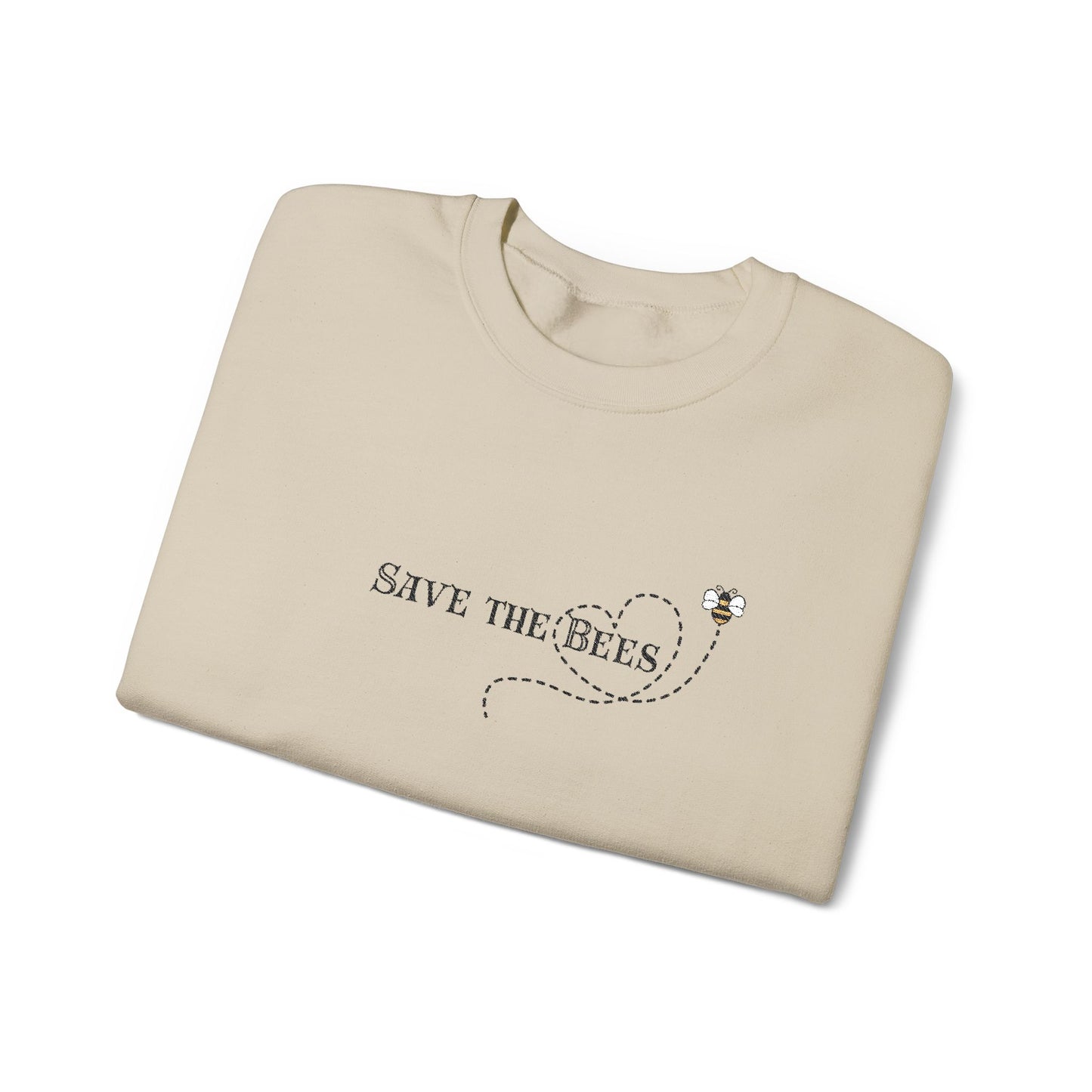 Save The Bees with Love Embroidery Sweater