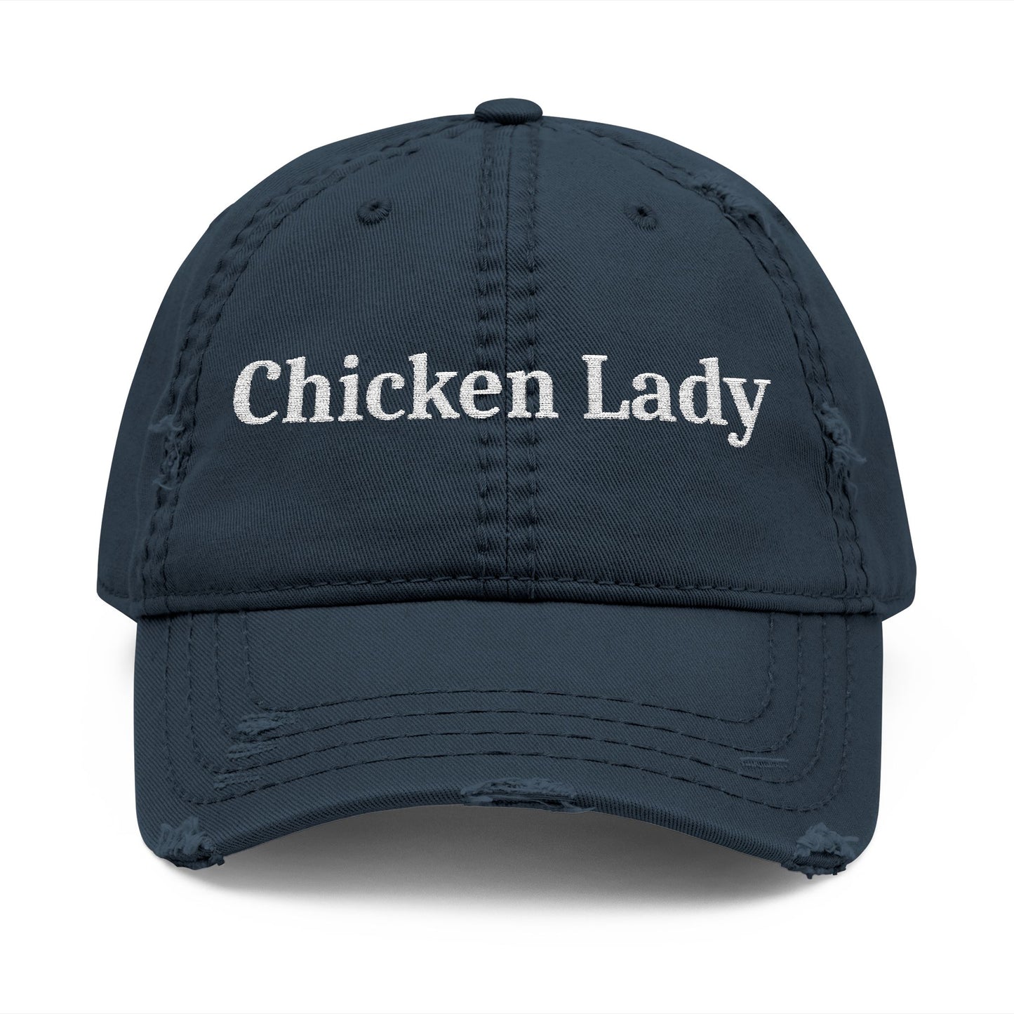 Chicken Lady Embroidered Cap