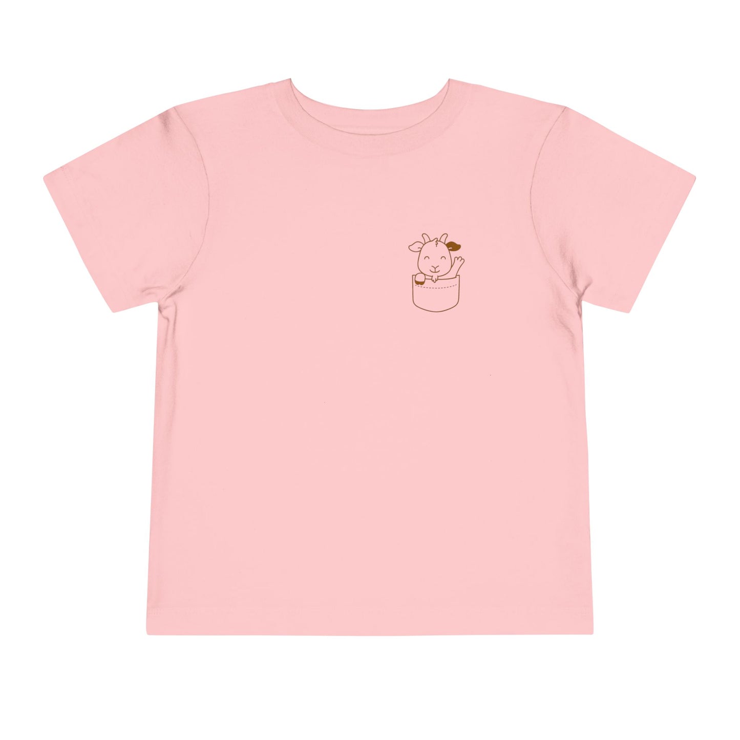 Toddler Tee- Pocket Farm Pals- Goat