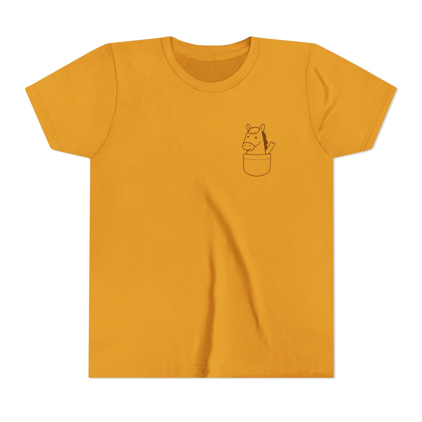 Youth Tee- Pocket Farm Pals- Horse