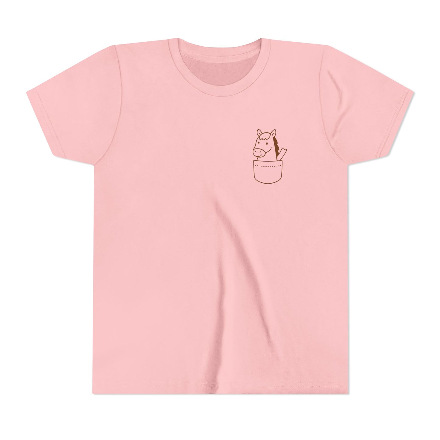 Youth Tee- Pocket Farm Pals- Horse