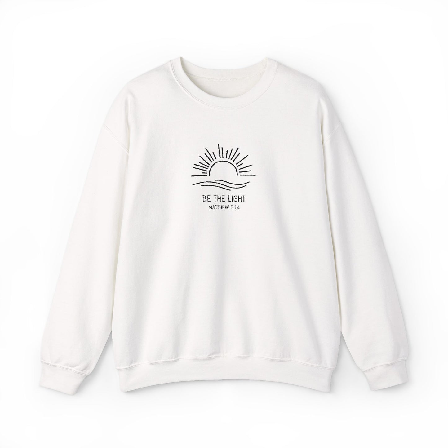 Be The Light Embroidered Sweater