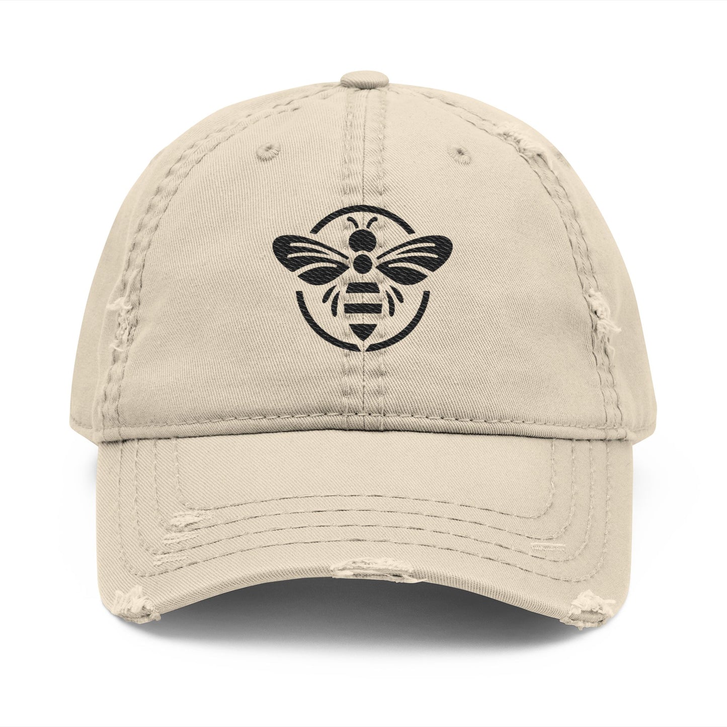 Mountain City Beekeepers - Distressed Embroidered Cotton Cap