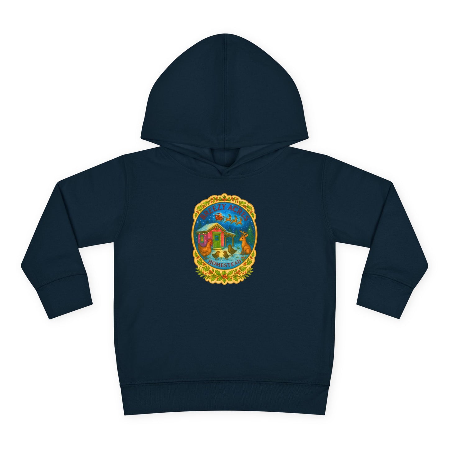 Breezy Acres Homestead Wisconsin - Holiday Toddler Hoodie