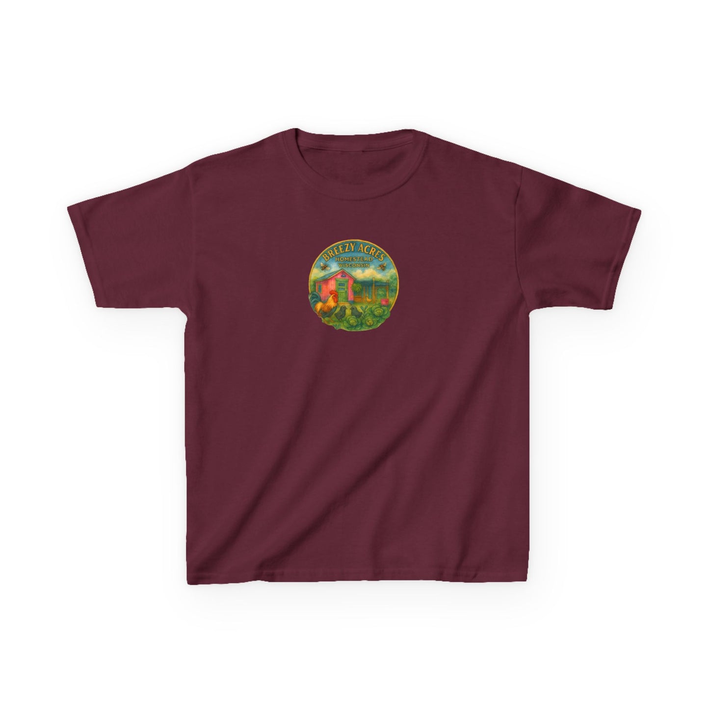 Breezy Acres Homestead Wisconsin - Youth Tee