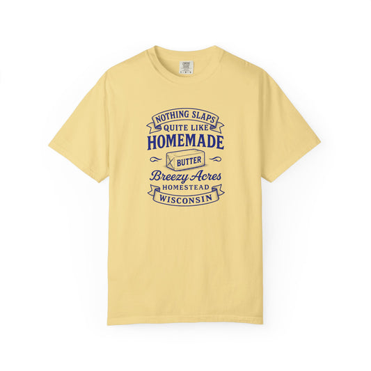Breezy Acres Homestead Wisconsin - Homemade Butter Tee