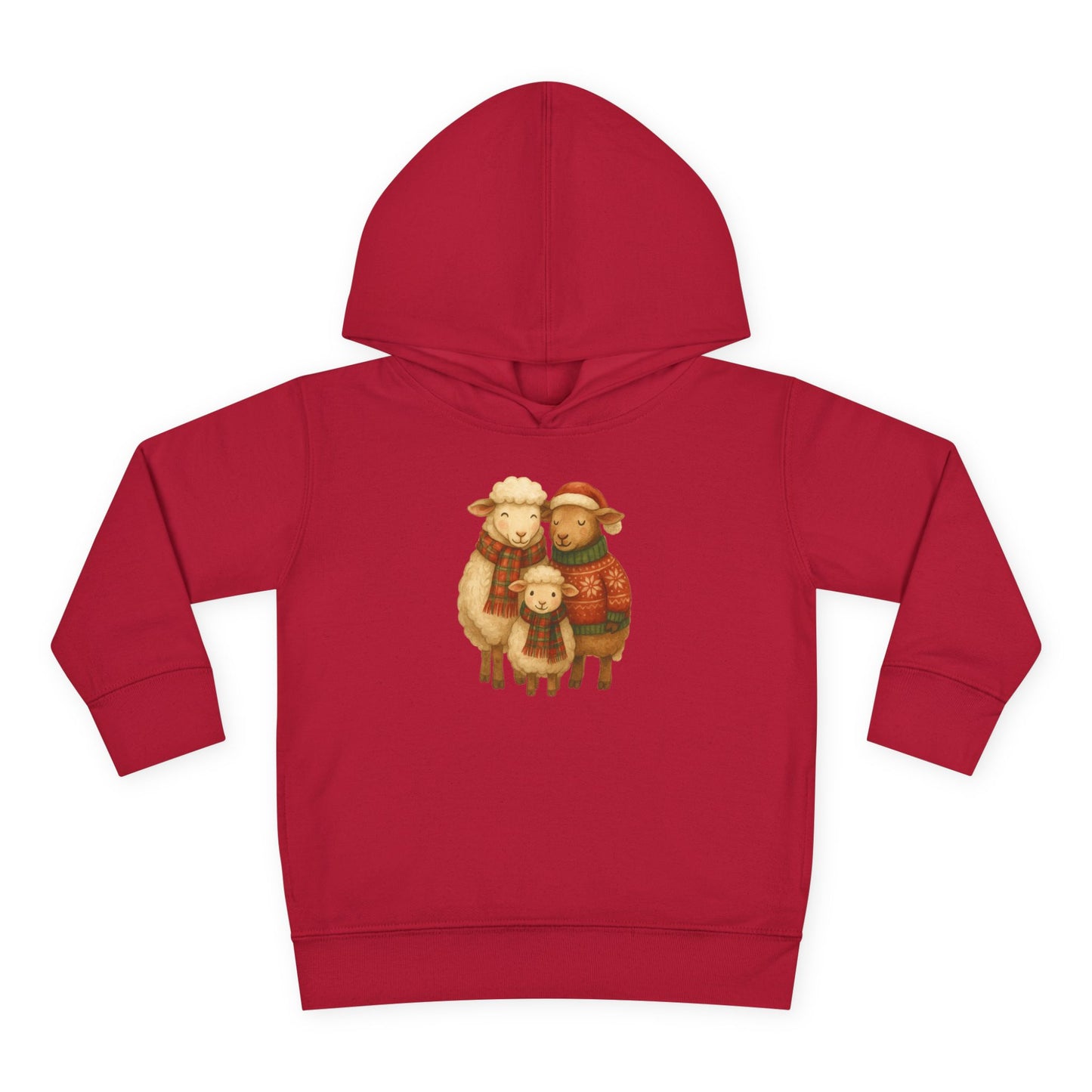 Sheep Family Christmas - Toddler Hoodie