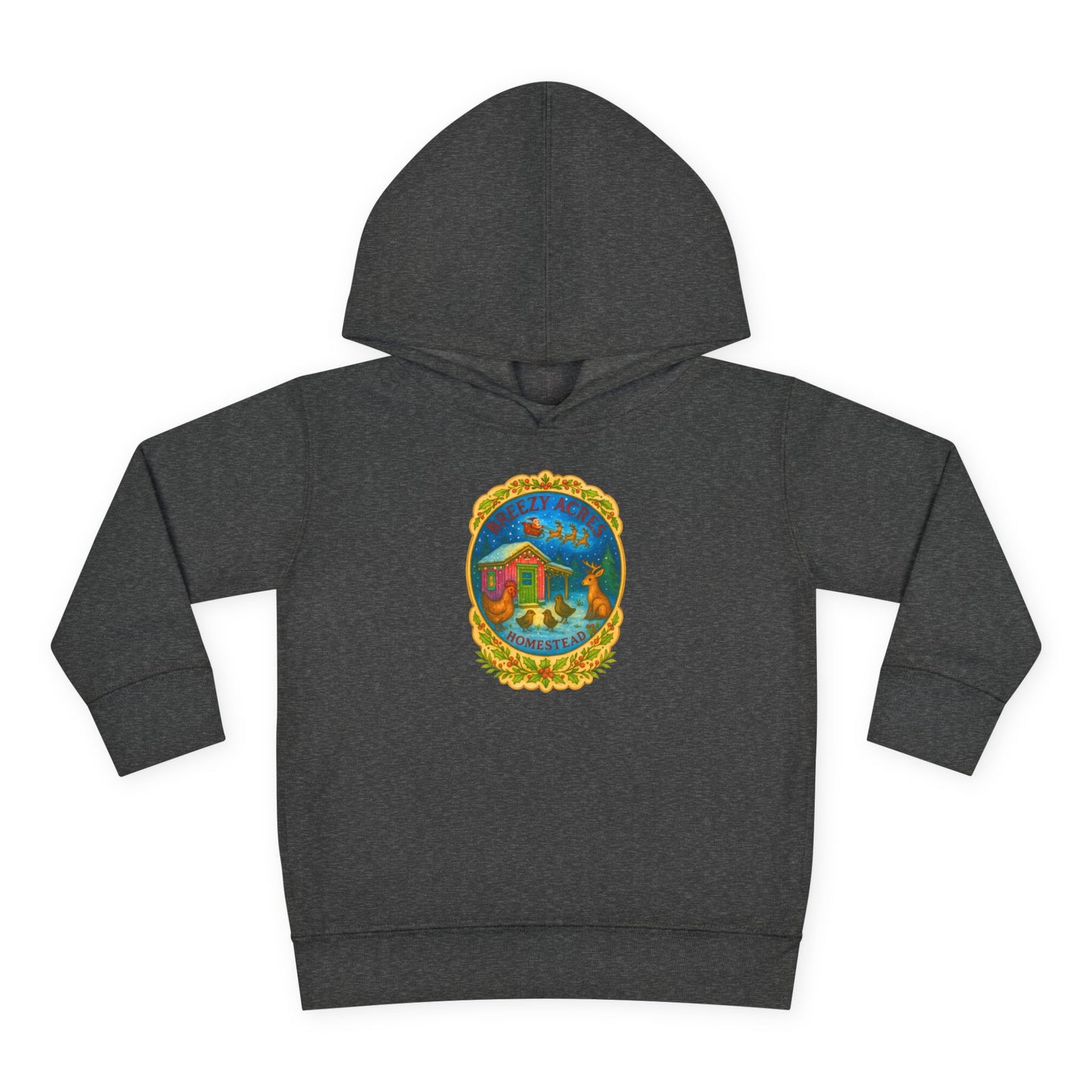 Breezy Acres Homestead Wisconsin - Holiday Toddler Hoodie