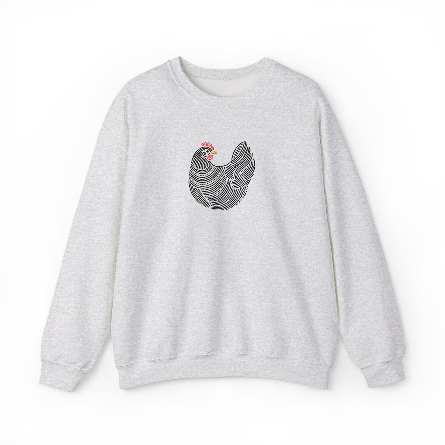 Farmhouse Chicken Emroidered Sweater