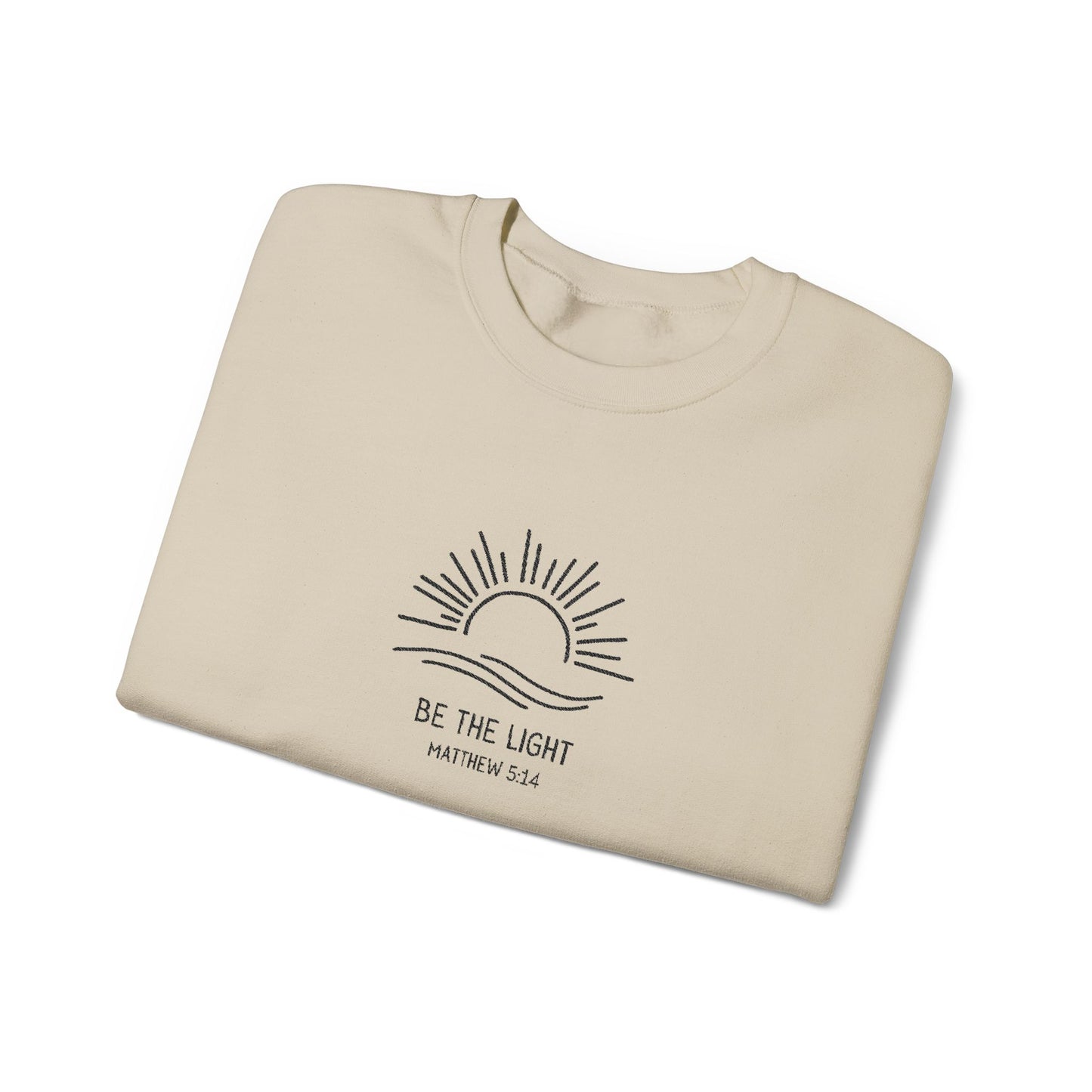 Be The Light Embroidered Sweater