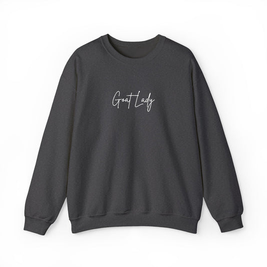 Goat Lady Embroidered Sweater