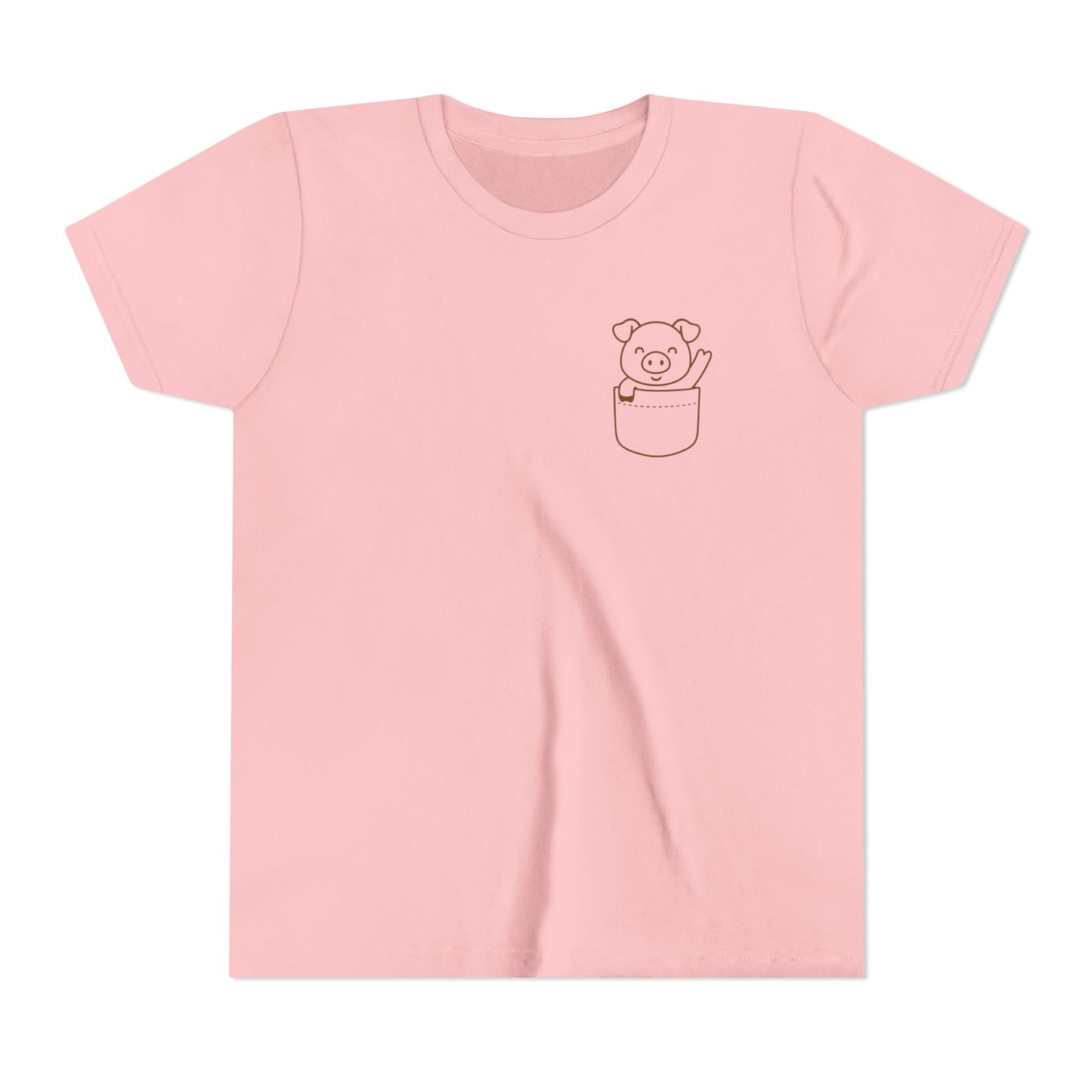Youth Tee- Pocket Farm Pals- Piggy
