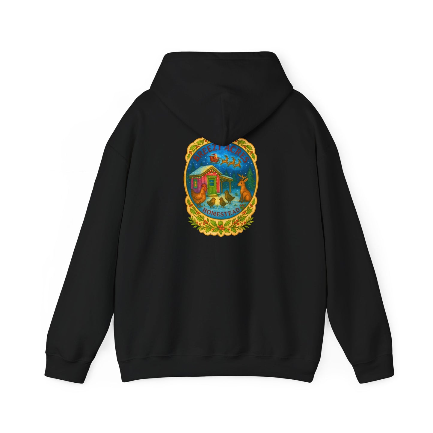 Breezy Acres Homestead Wisconsin - Quote, Holiday Hoodie