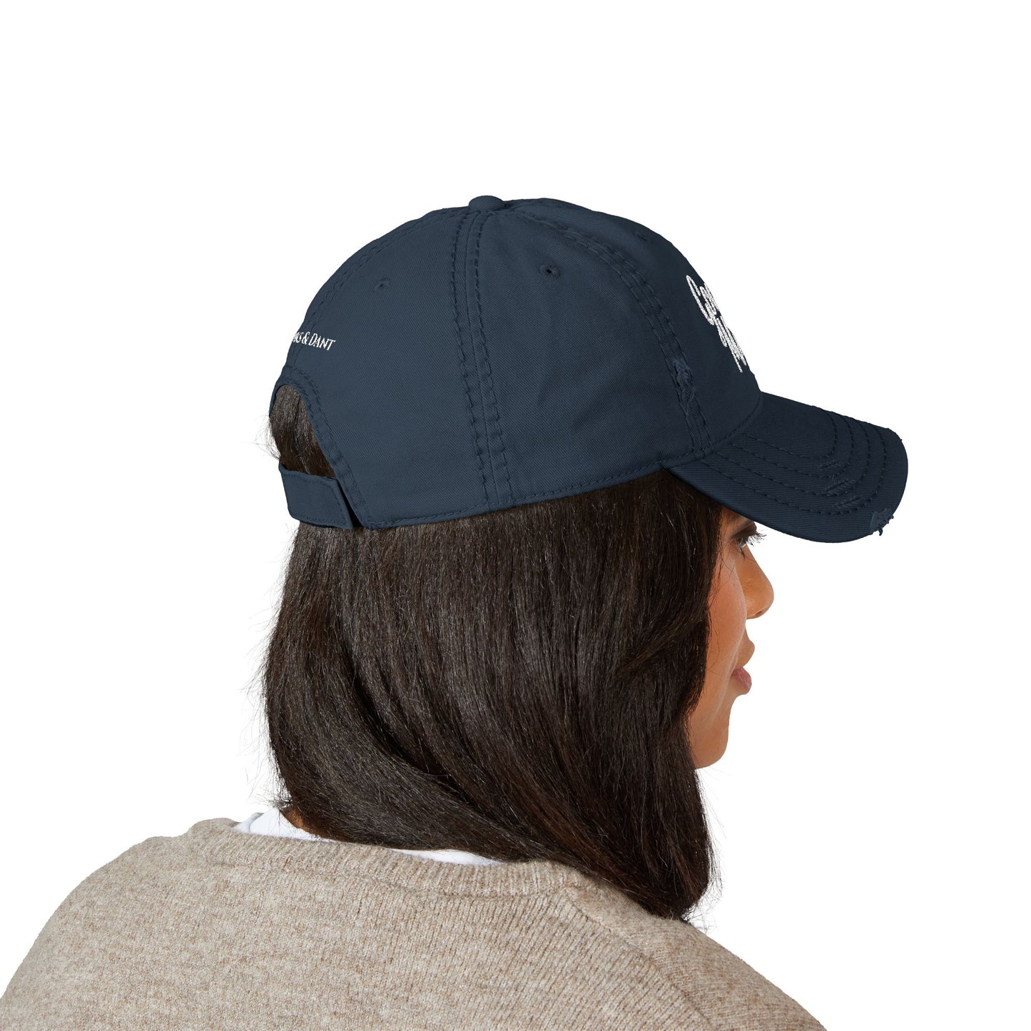 Goat Mama - Distressed Embroidered Cap