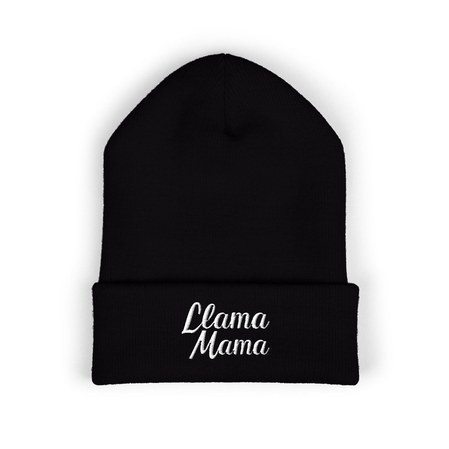 Llama Mama Embroidered Beanie