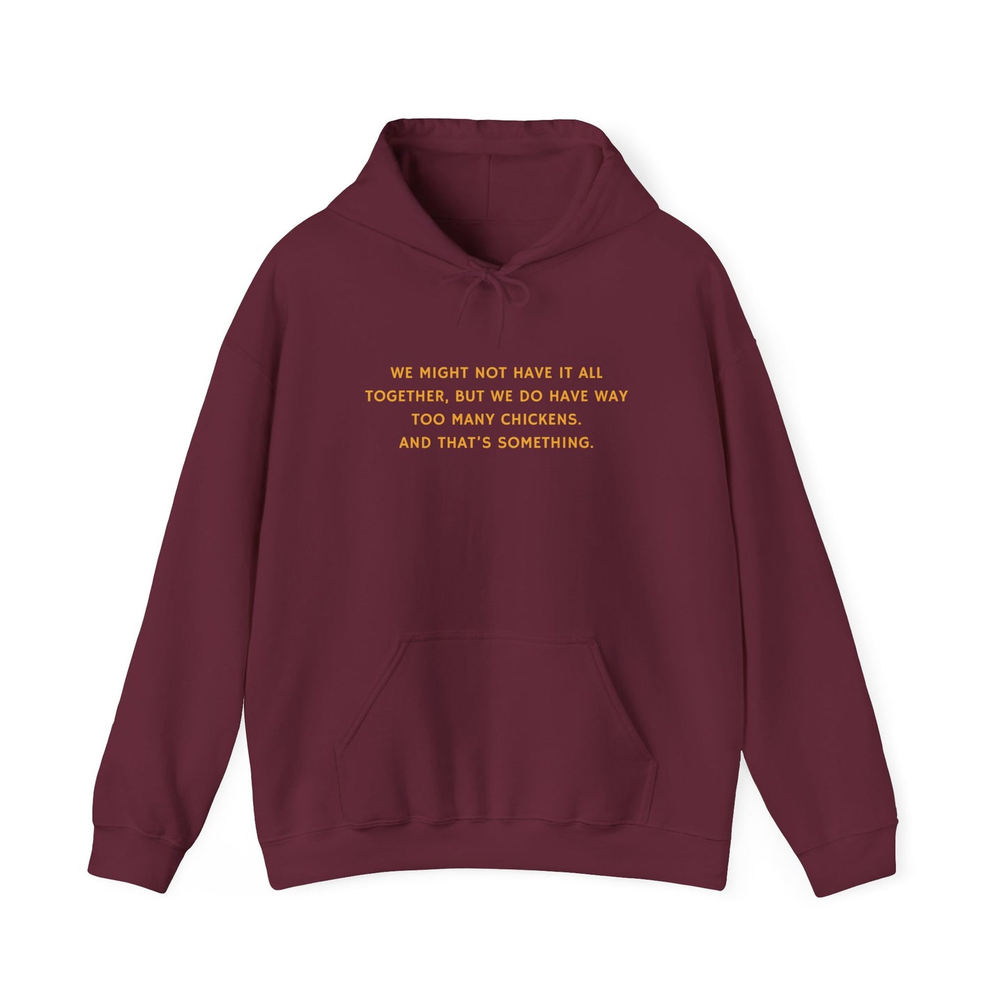 Breezy Acres Homestead Wisconsin - Quote, Holiday Hoodie