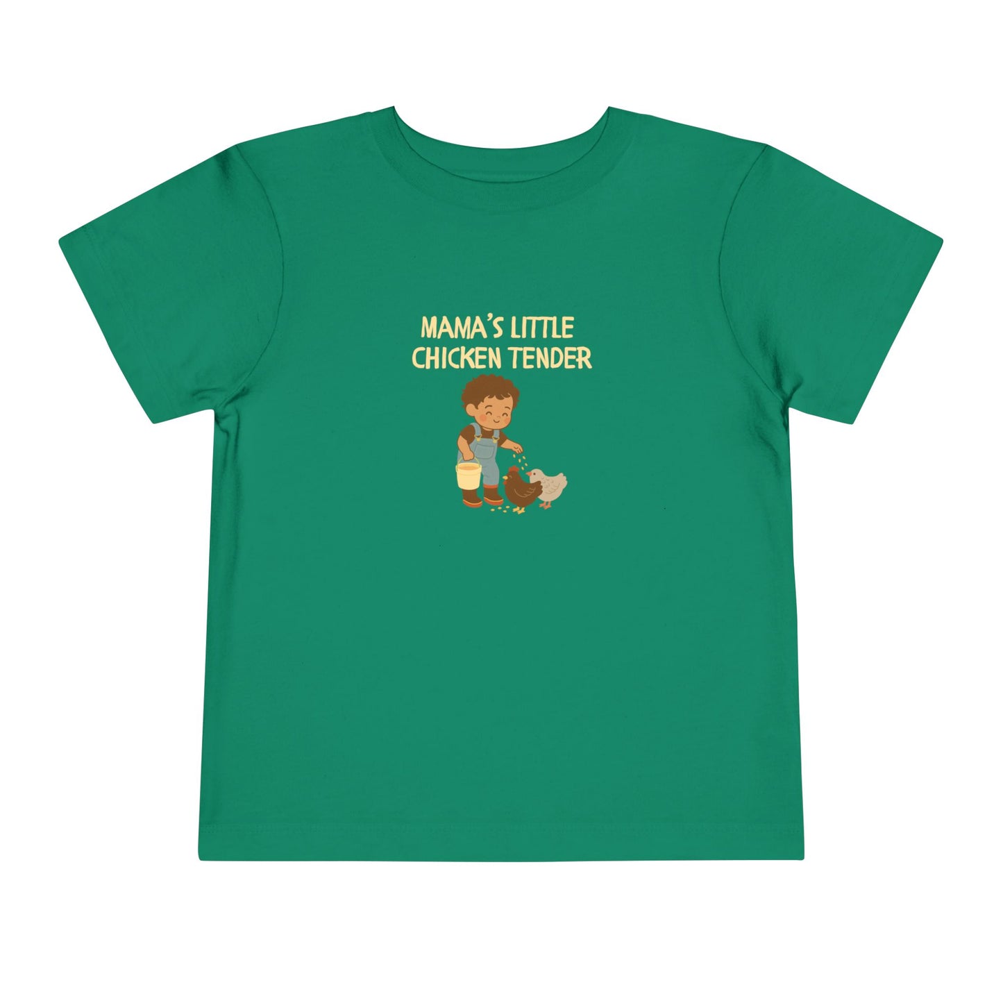 Toddler Tee - Boy Chicken Tender - Spring/Summertime Scene