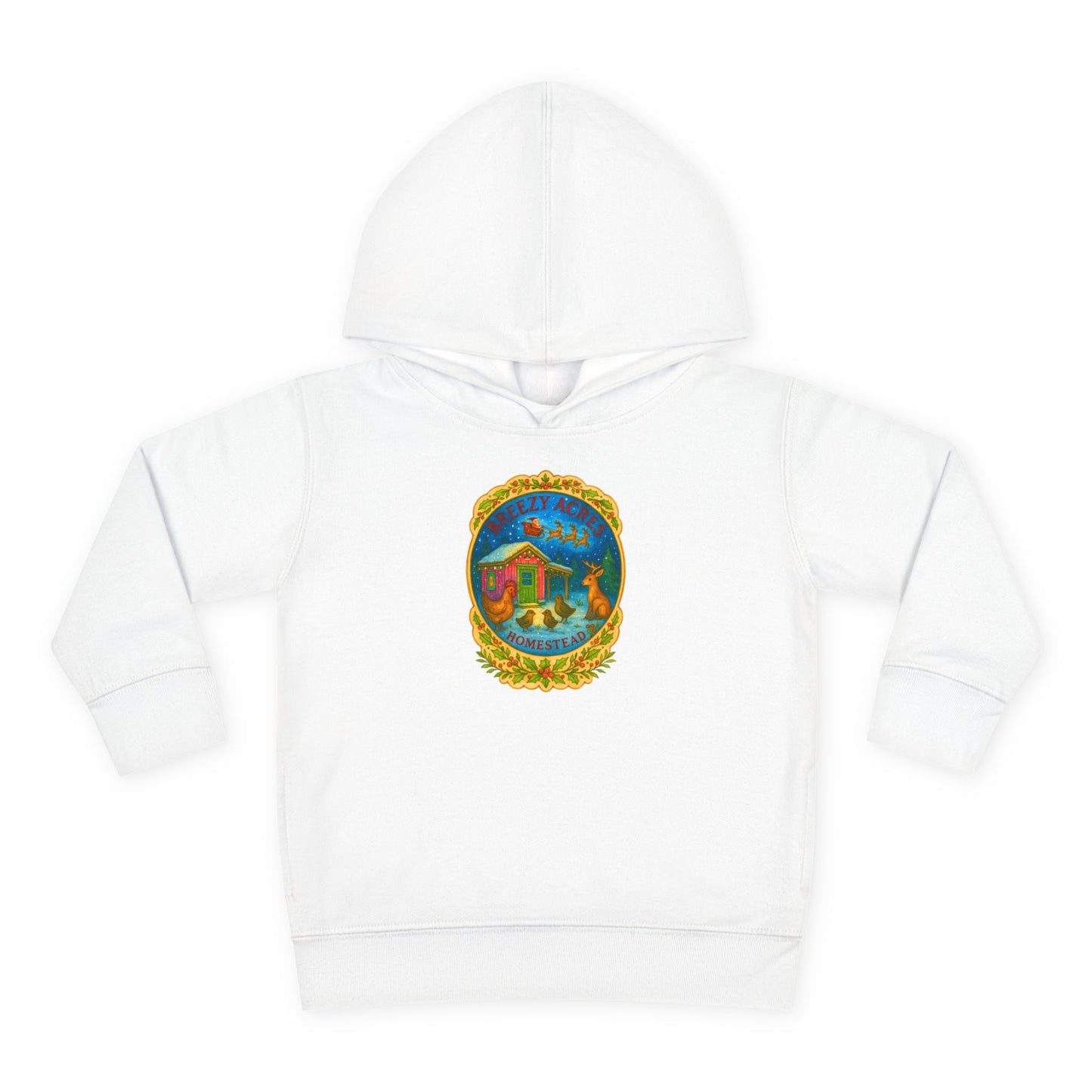 Breezy Acres Homestead Wisconsin - Holiday Toddler Hoodie