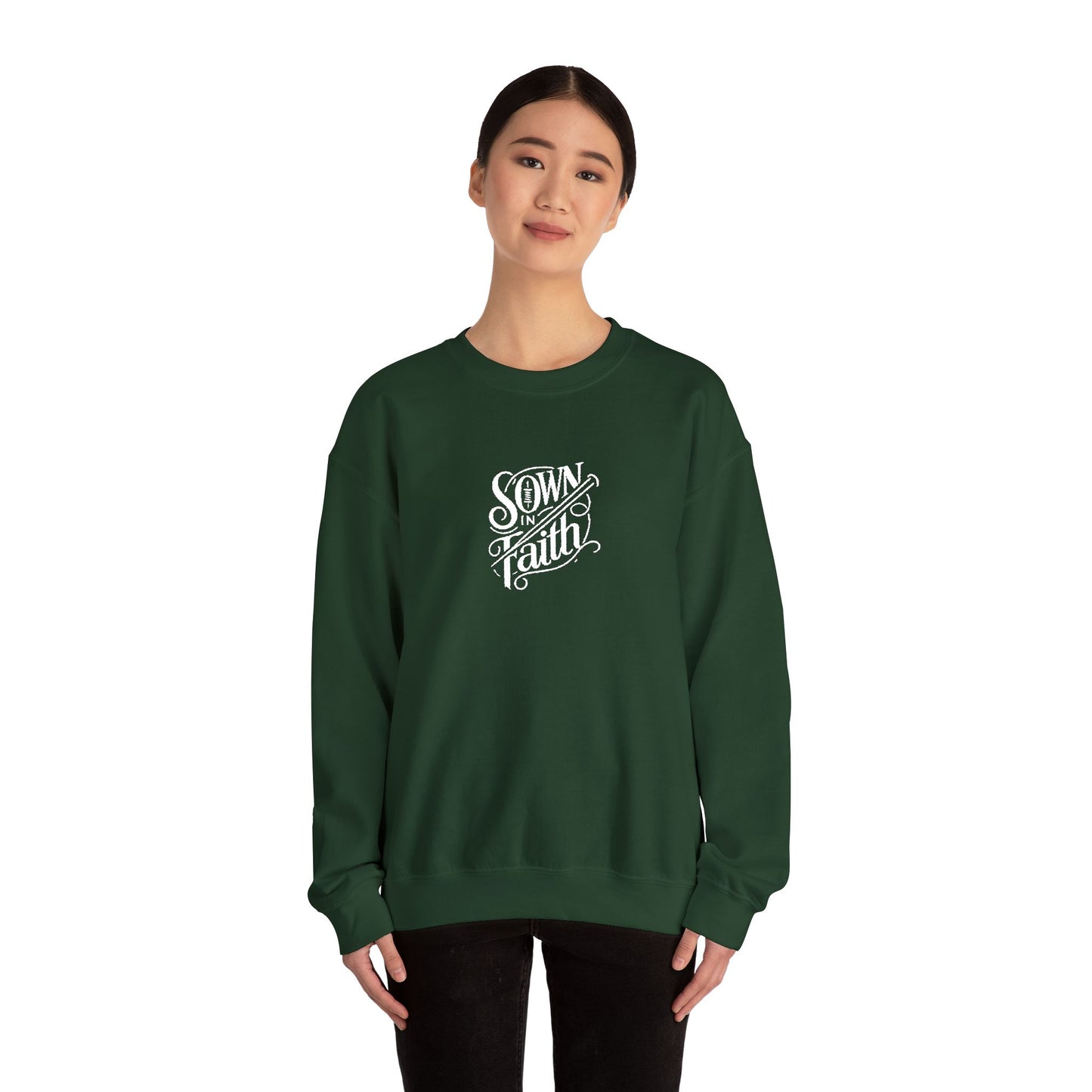 Sown in Faith Embroidered Sweater