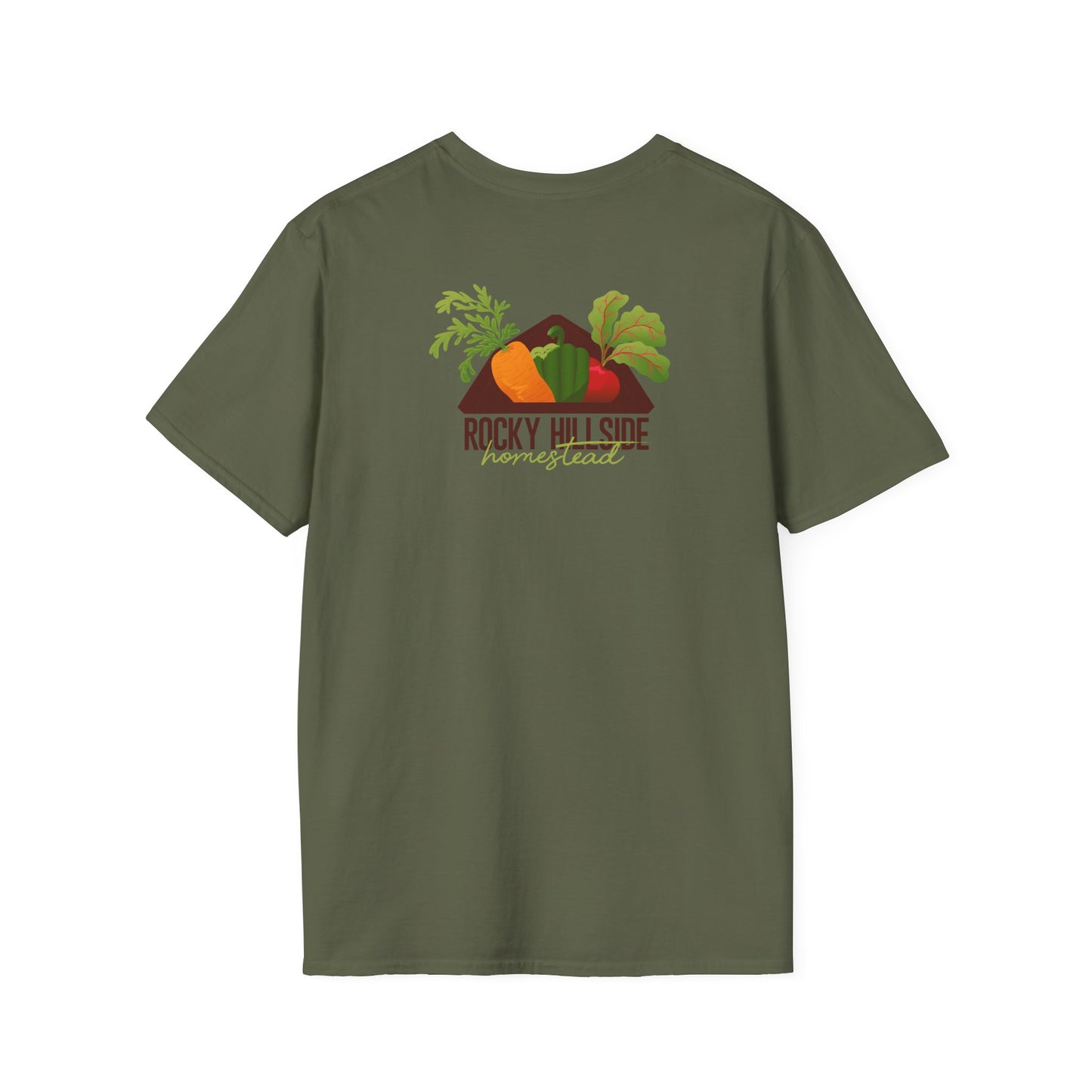 Rocky Hillside Homestead Tee Quote