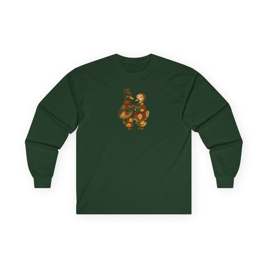 Duck Family Christmas Caroling - Long Sleeve