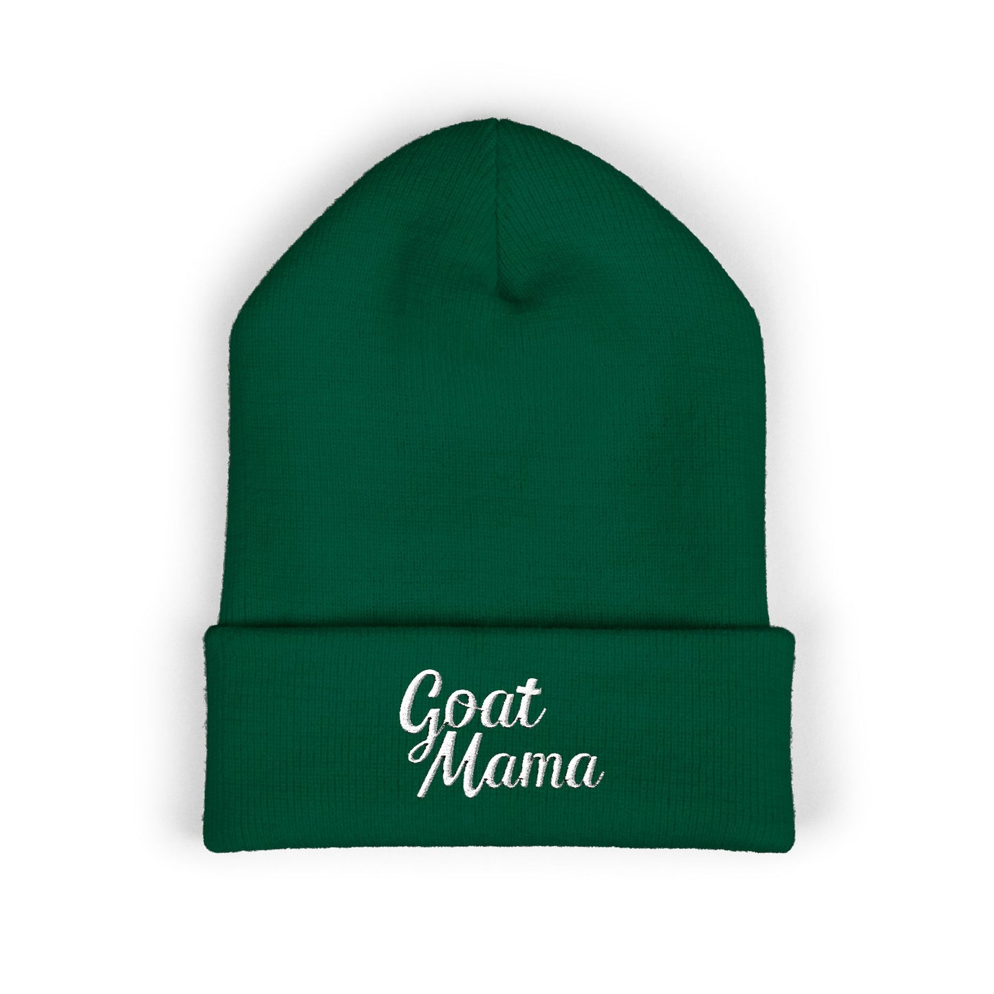 Goat Mama Embroidered Beanie