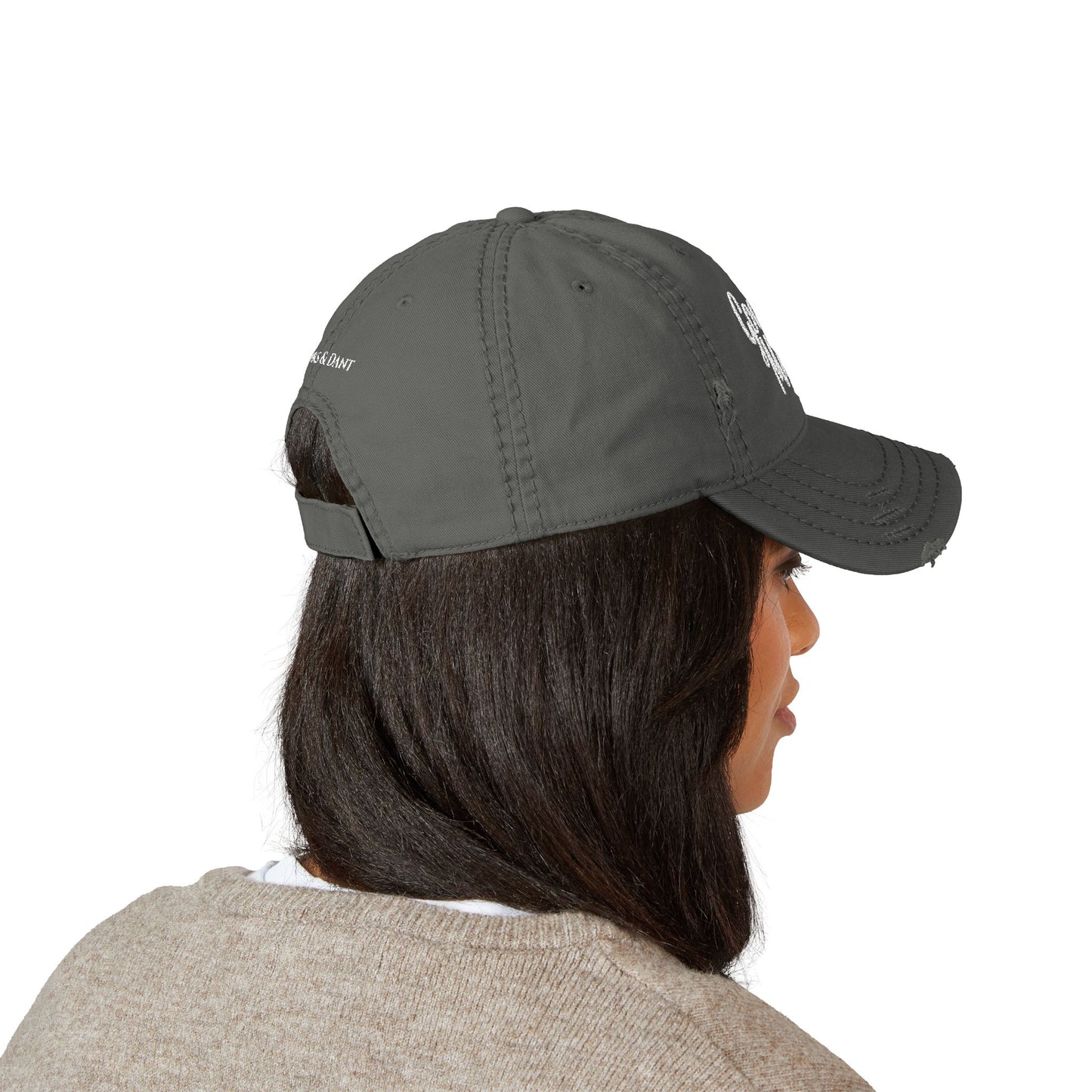 Goat Mama - Distressed Embroidered Cap