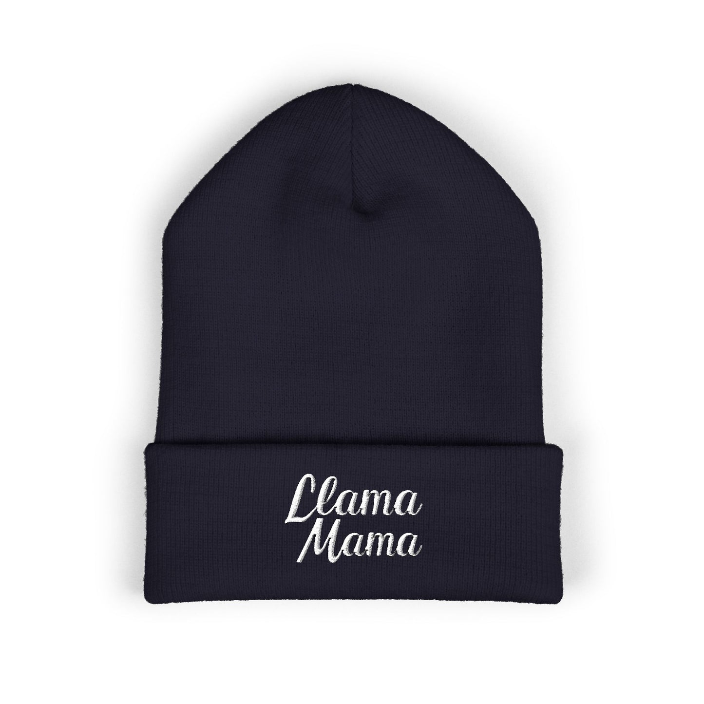 Llama Mama Embroidered Beanie