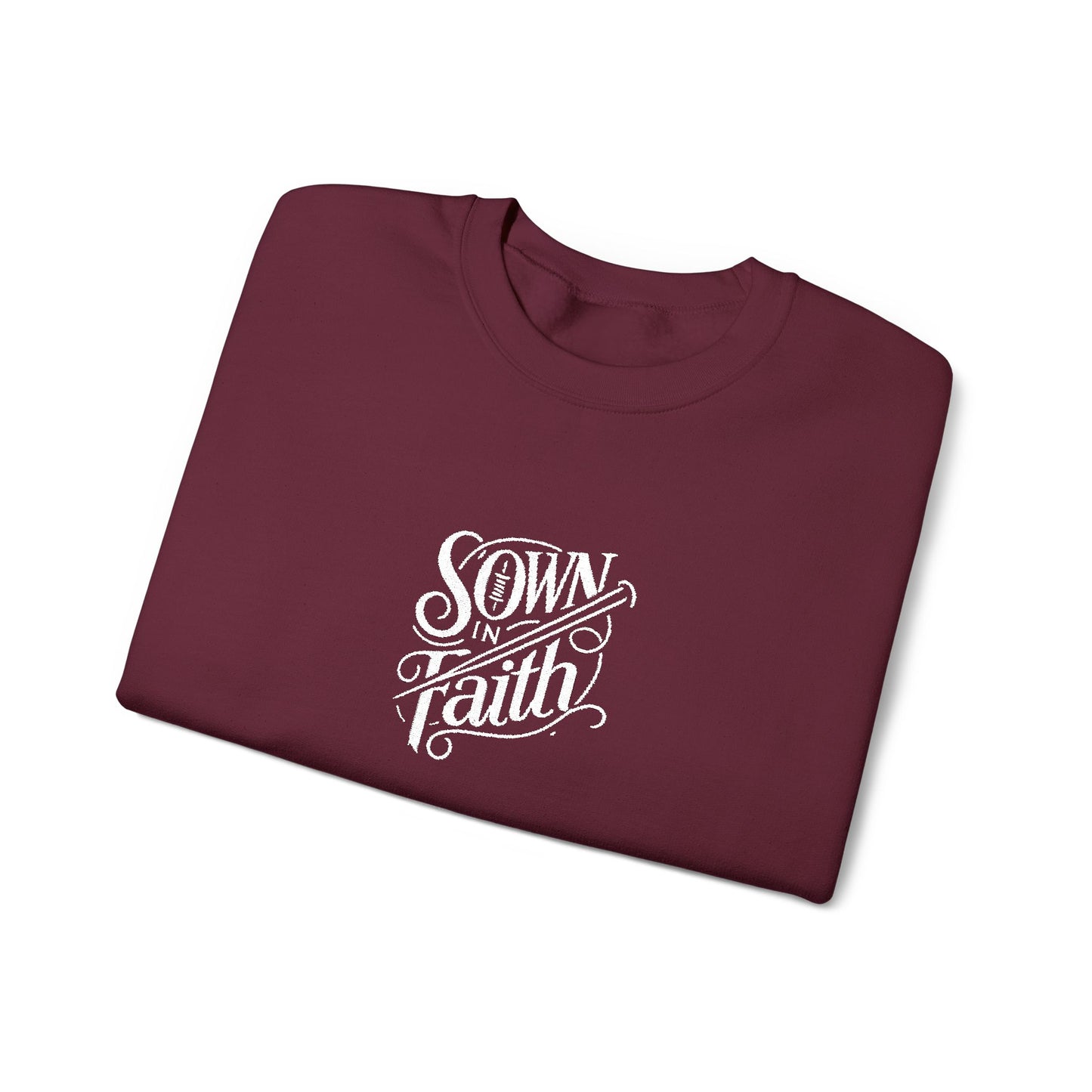 Sown in Faith Embroidered Sweater