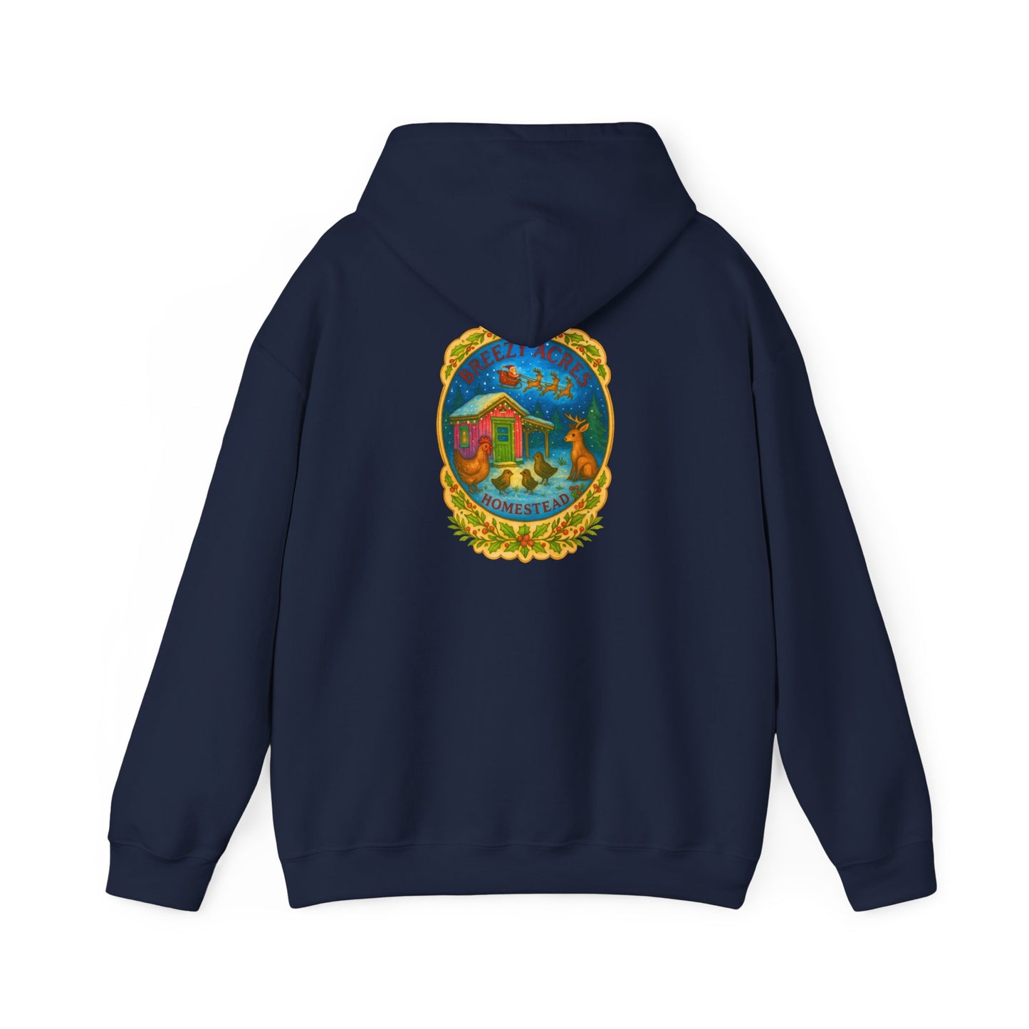 Breezy Acres Homestead Wisconsin - Quote, Holiday Hoodie