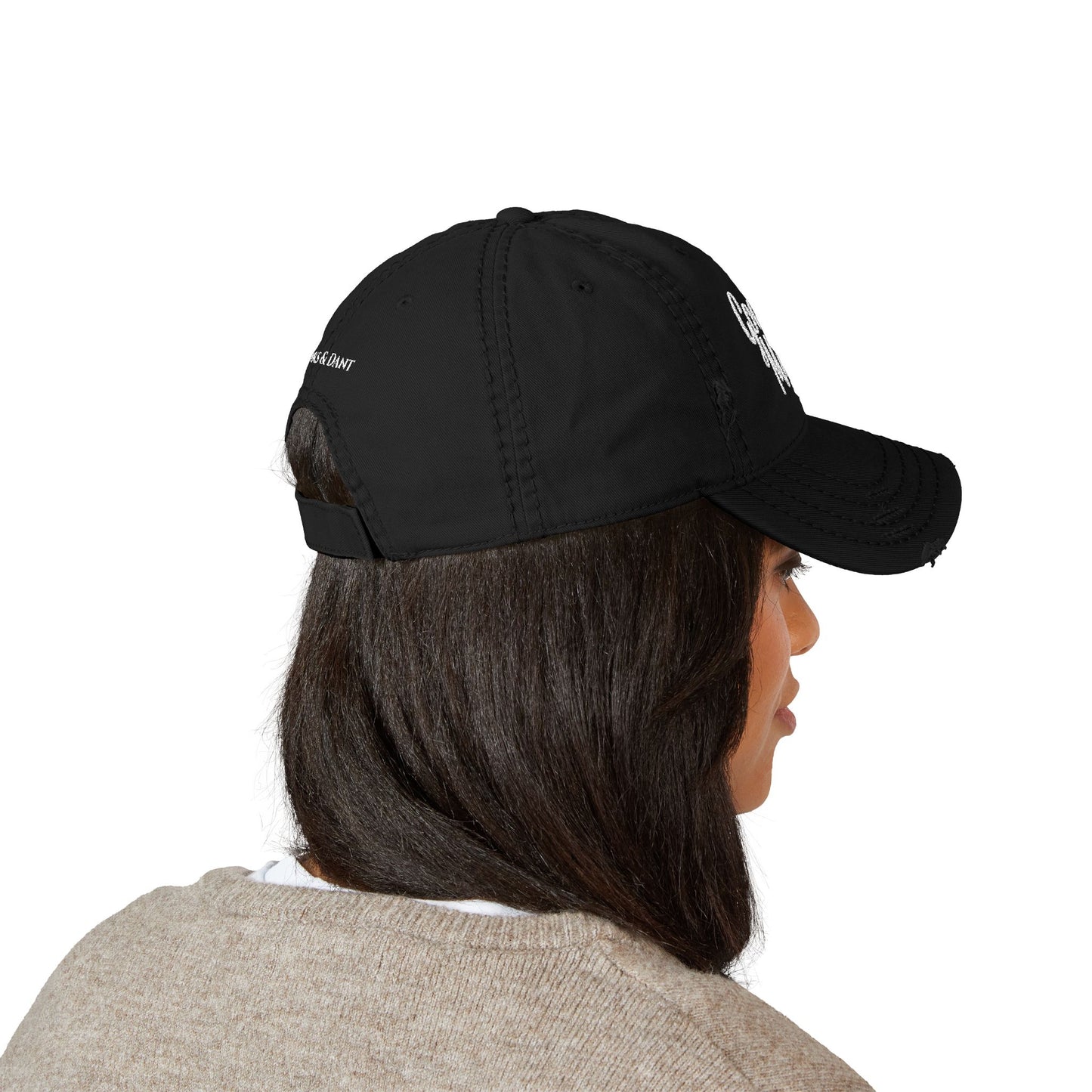 Goat Mama - Distressed Embroidered Cap