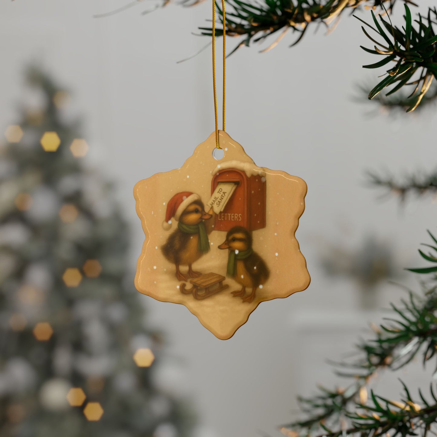 Special Delivery, from the Pond - Ceramic Ornaments