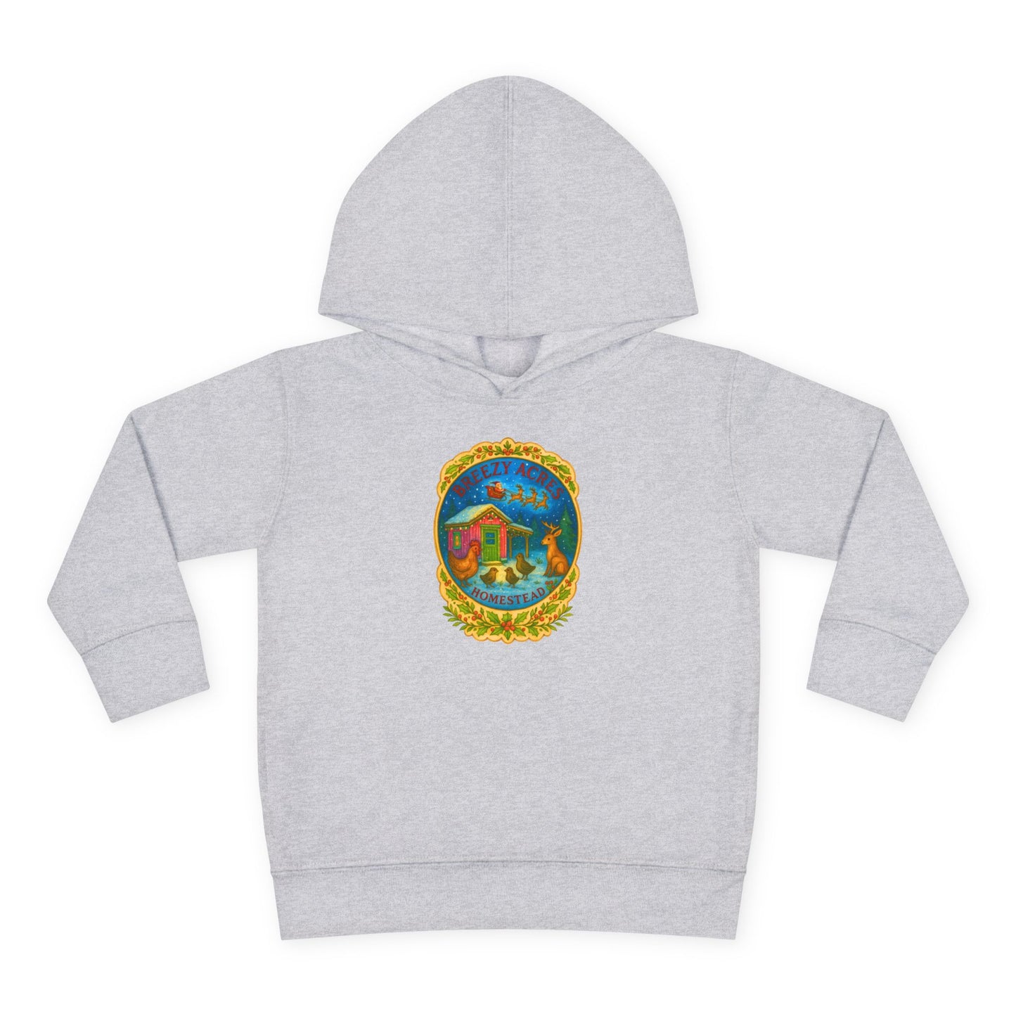 Breezy Acres Homestead Wisconsin - Holiday Toddler Hoodie