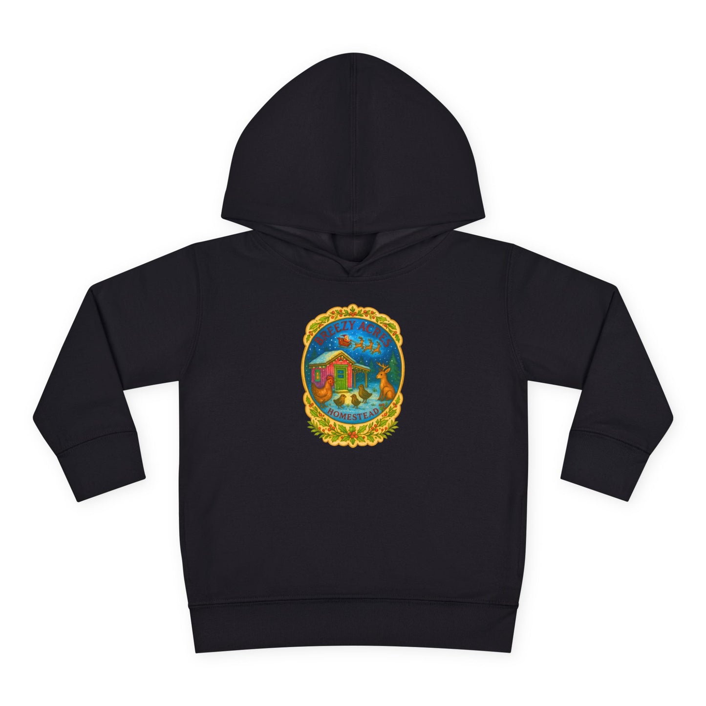 Breezy Acres Homestead Wisconsin - Holiday Toddler Hoodie