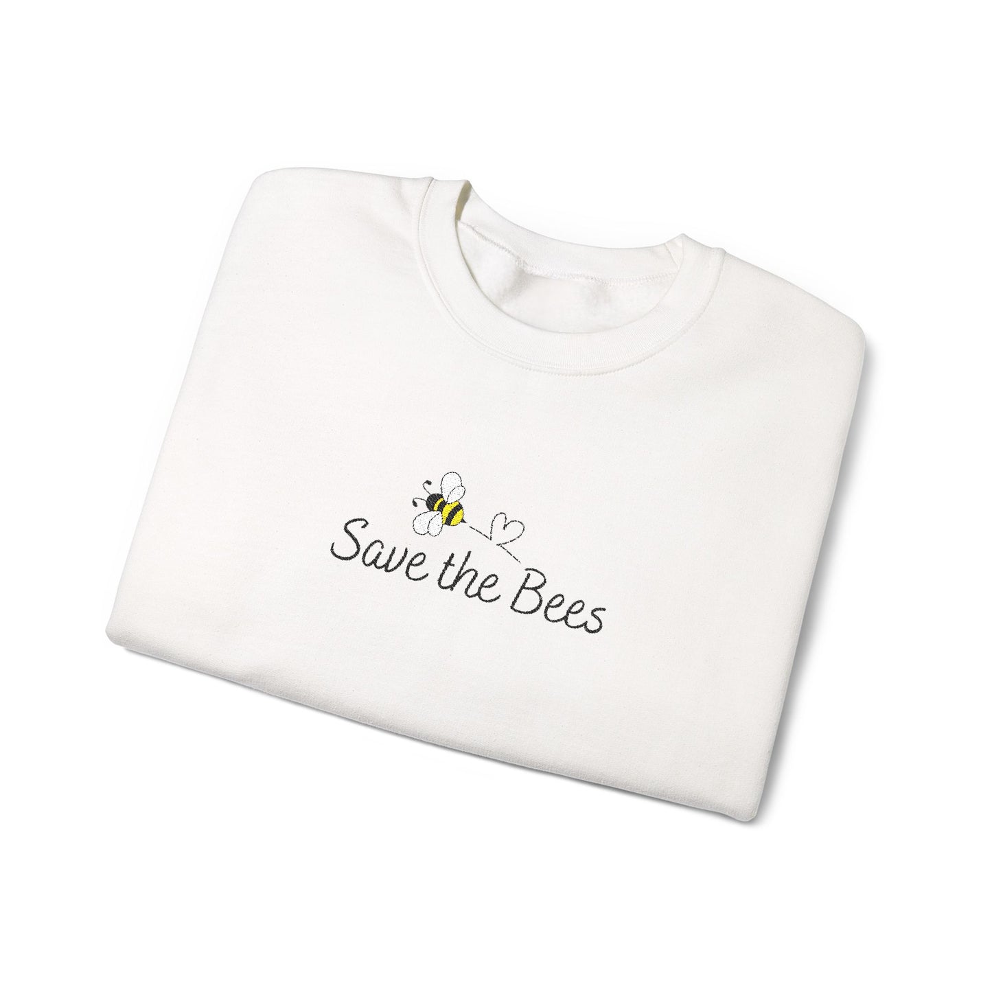 Save the Bees Please Embroidery Sweater