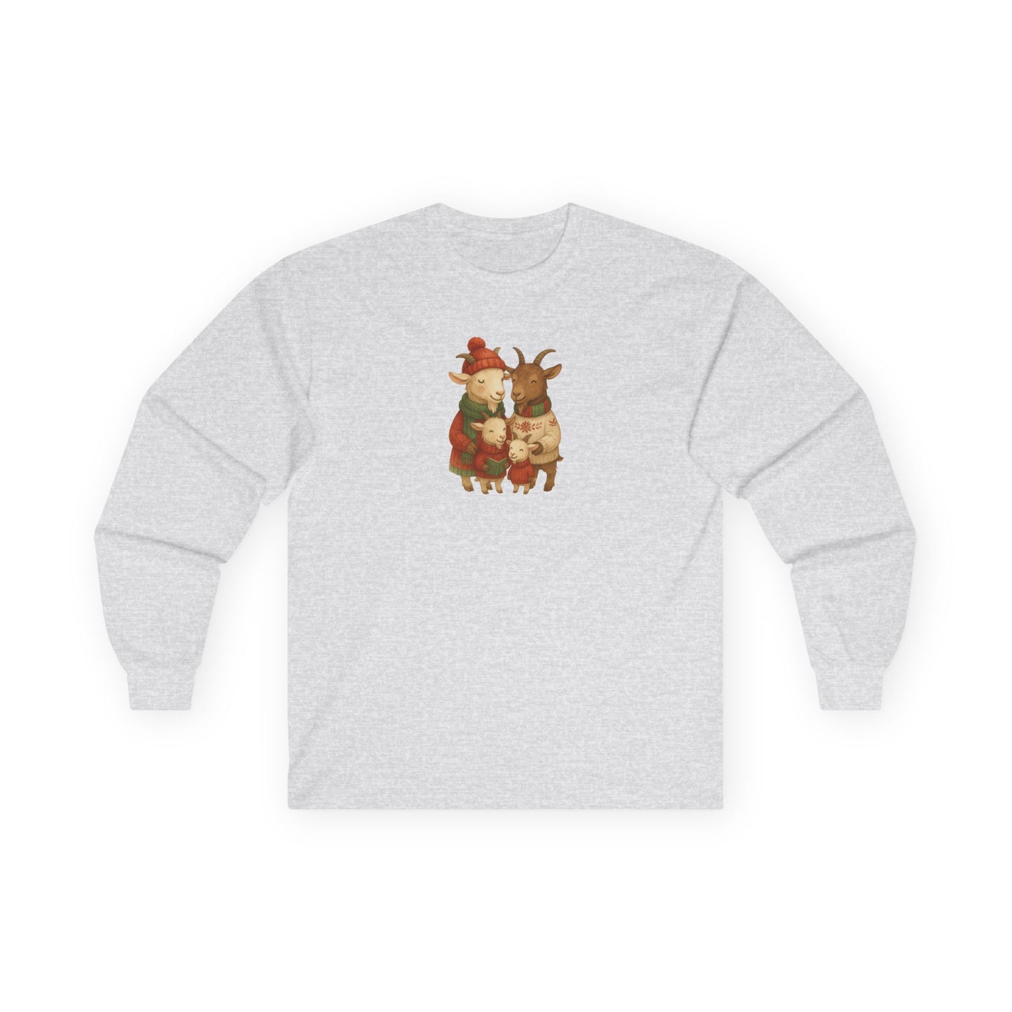 Goat Family Christmas - Long Sleeve