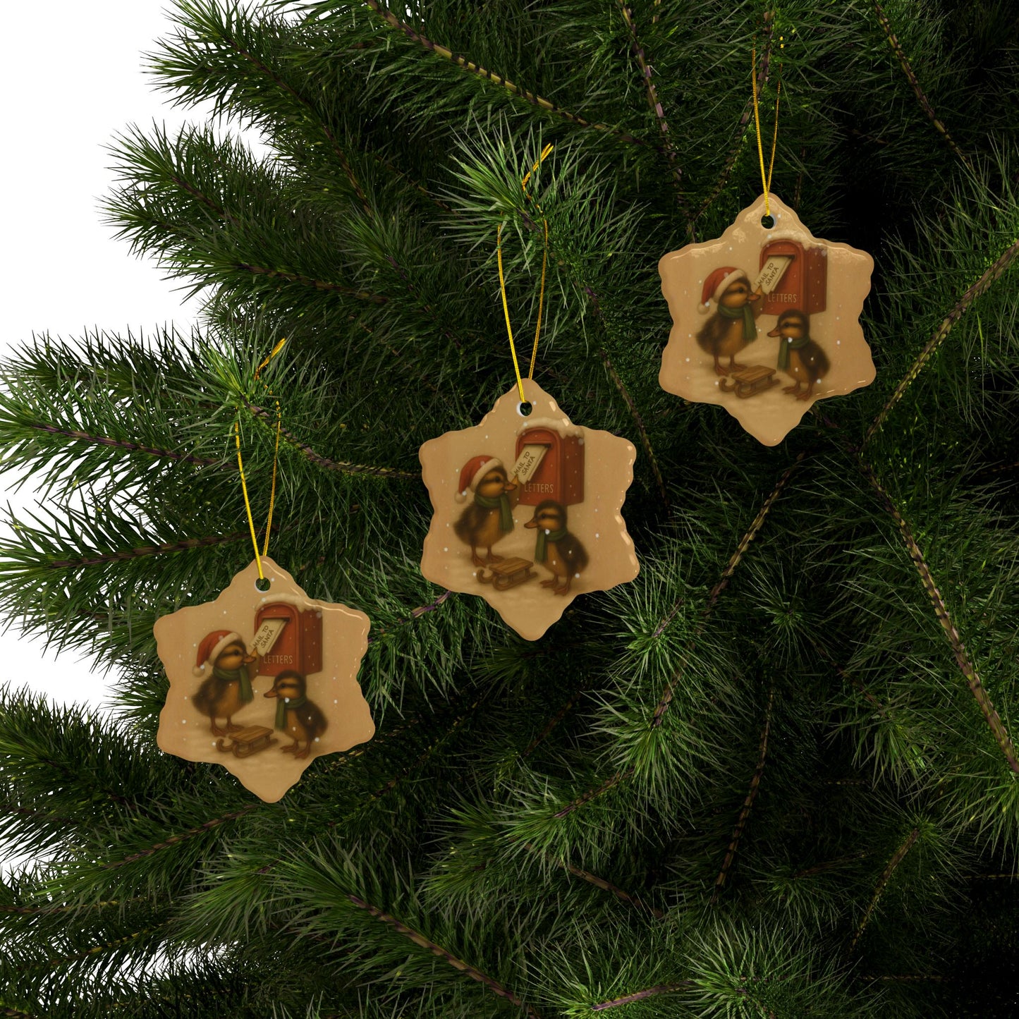 Special Delivery, from the Pond - Ceramic Ornaments