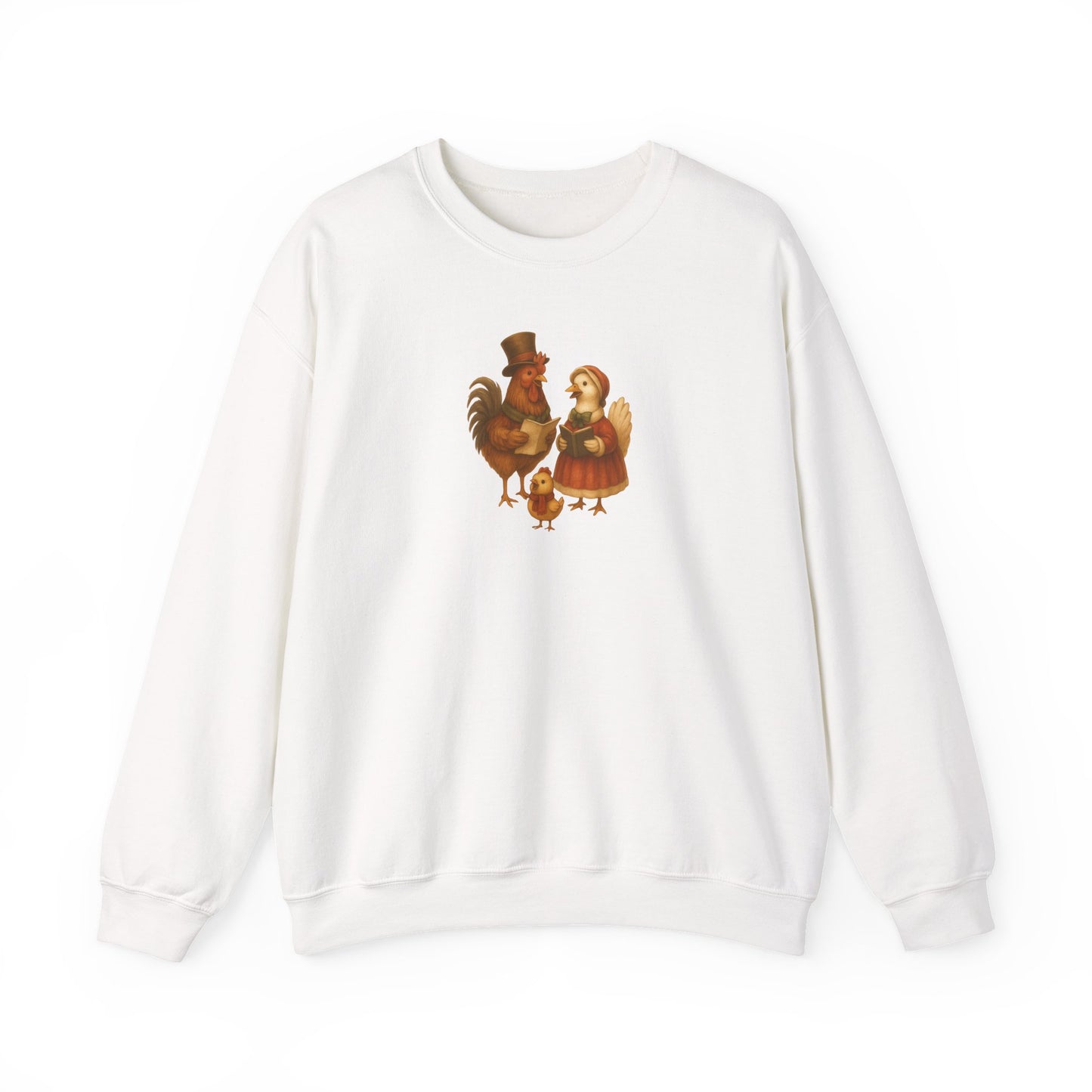 Chicken Family Christmas Caroling - Sweater