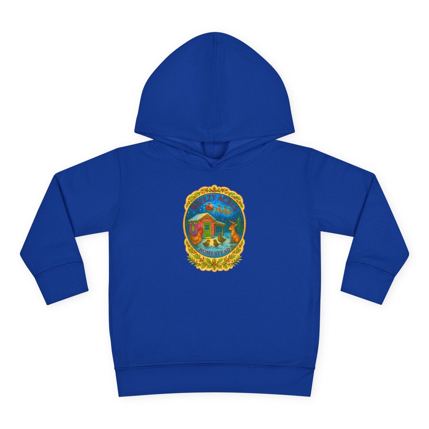 Breezy Acres Homestead Wisconsin - Holiday Toddler Hoodie