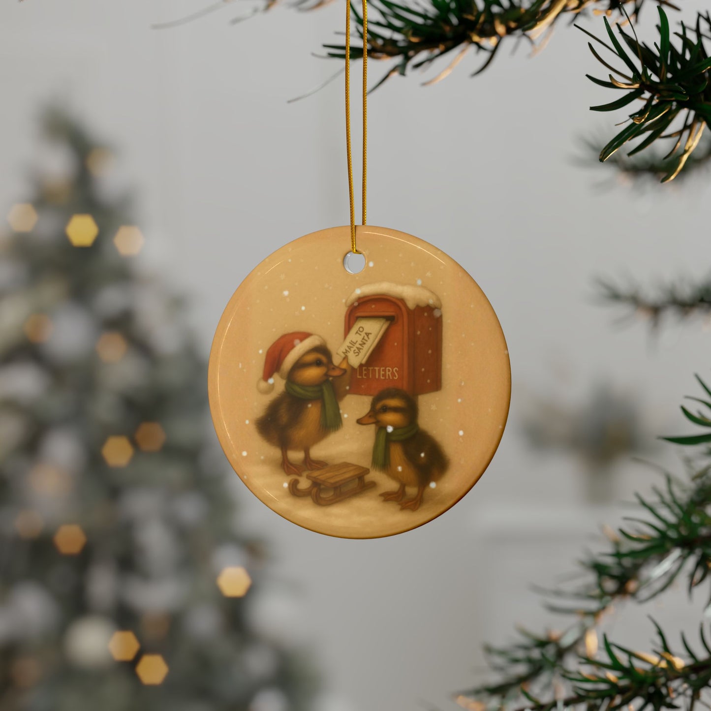 Special Delivery, from the Pond - Ceramic Ornaments