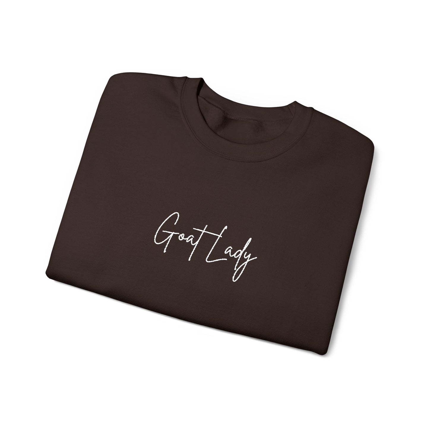 Goat Lady Embroidered Sweater