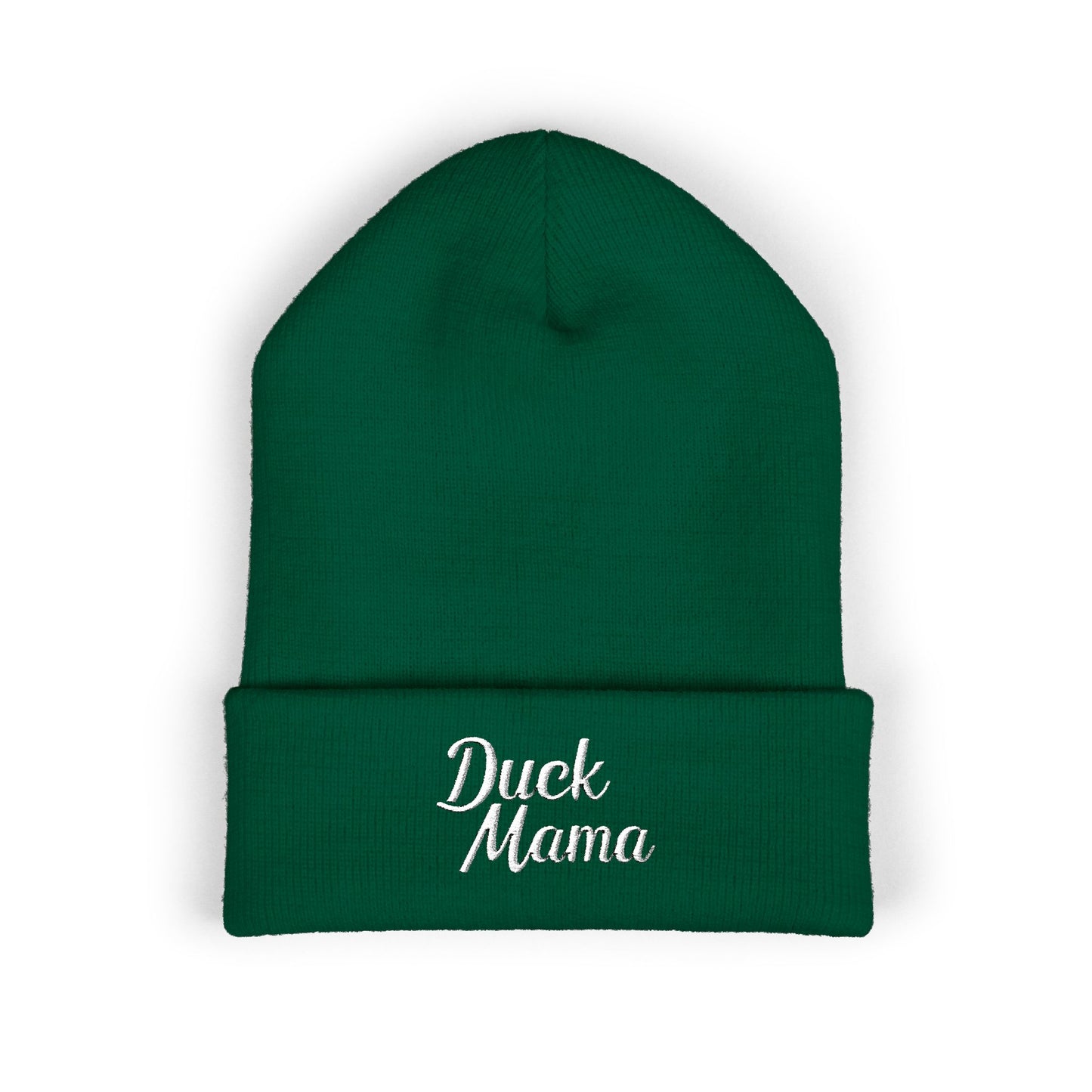 Duck Mama Embroidered Beanie