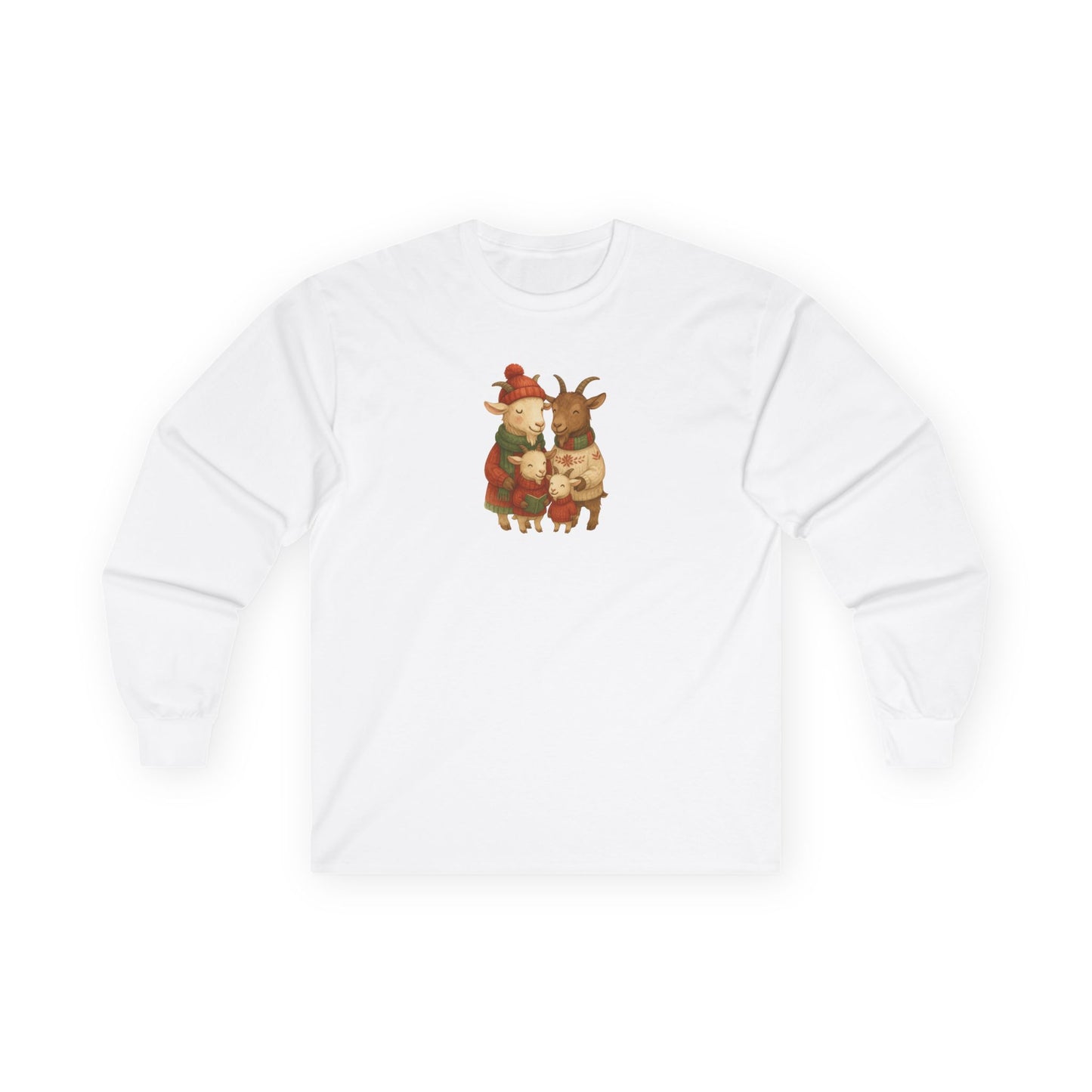 Goat Family Christmas - Long Sleeve