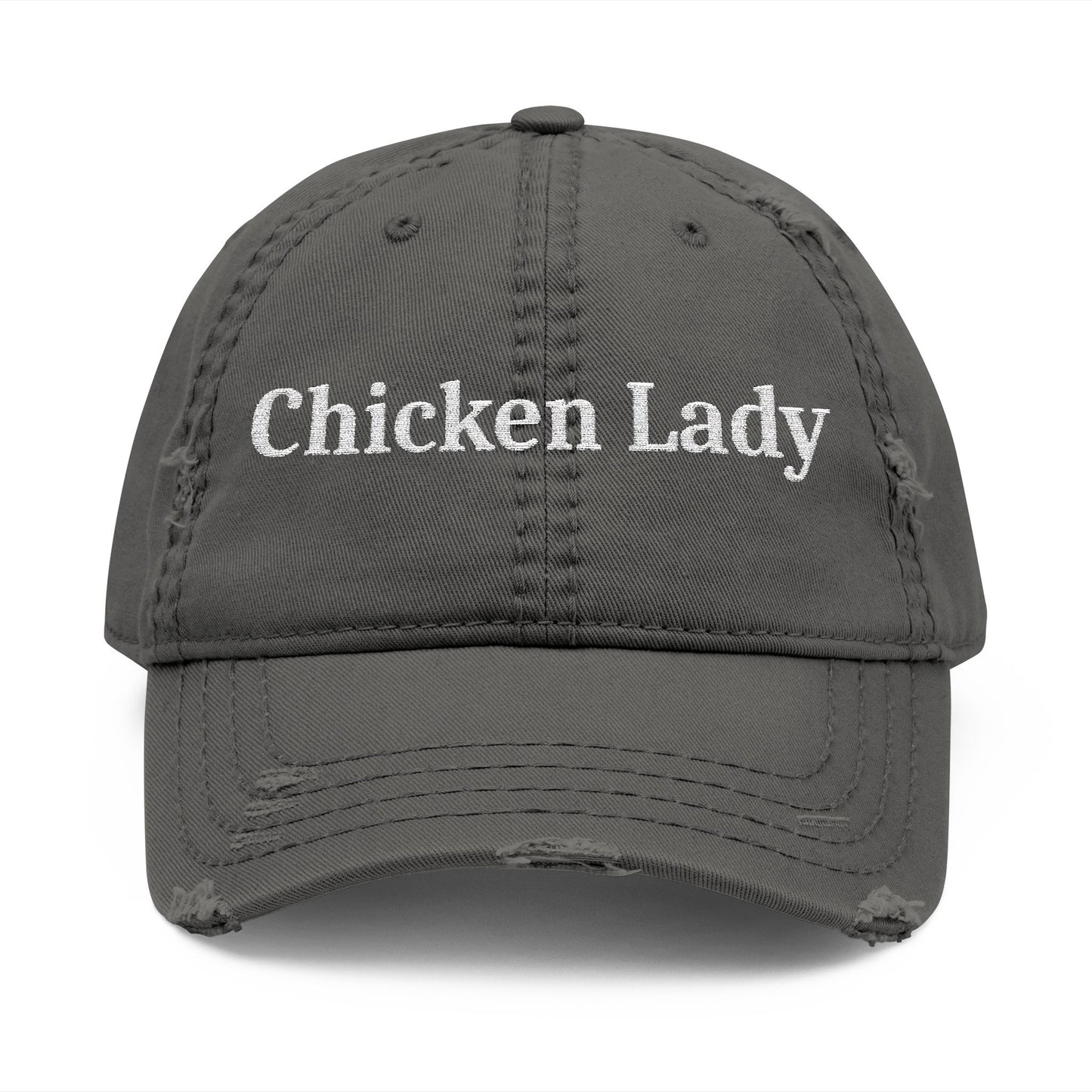 Chicken Lady Embroidered Cap