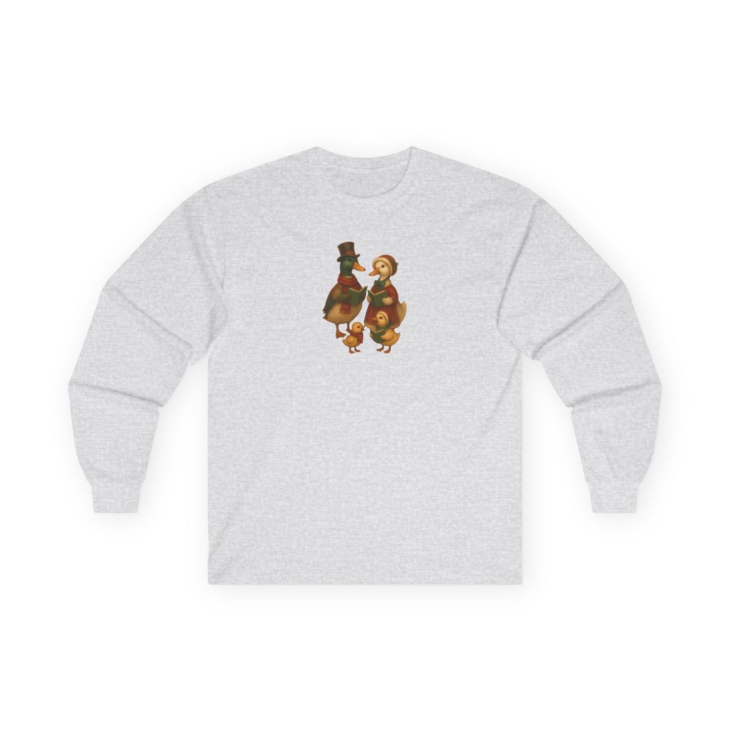 Duck Family Christmas Caroling - Long Sleeve
