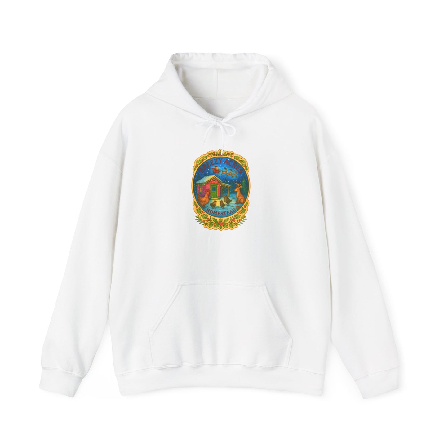 Breezy Acres Homestead Wisconsin - Holiday Hoodie