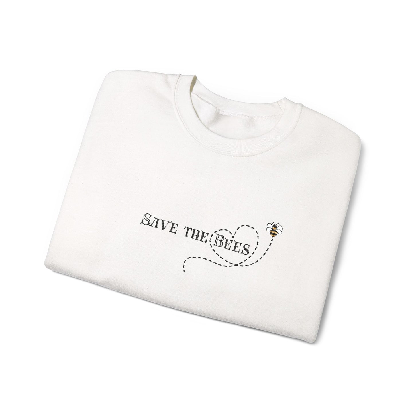 Save The Bees with Love Embroidery Sweater